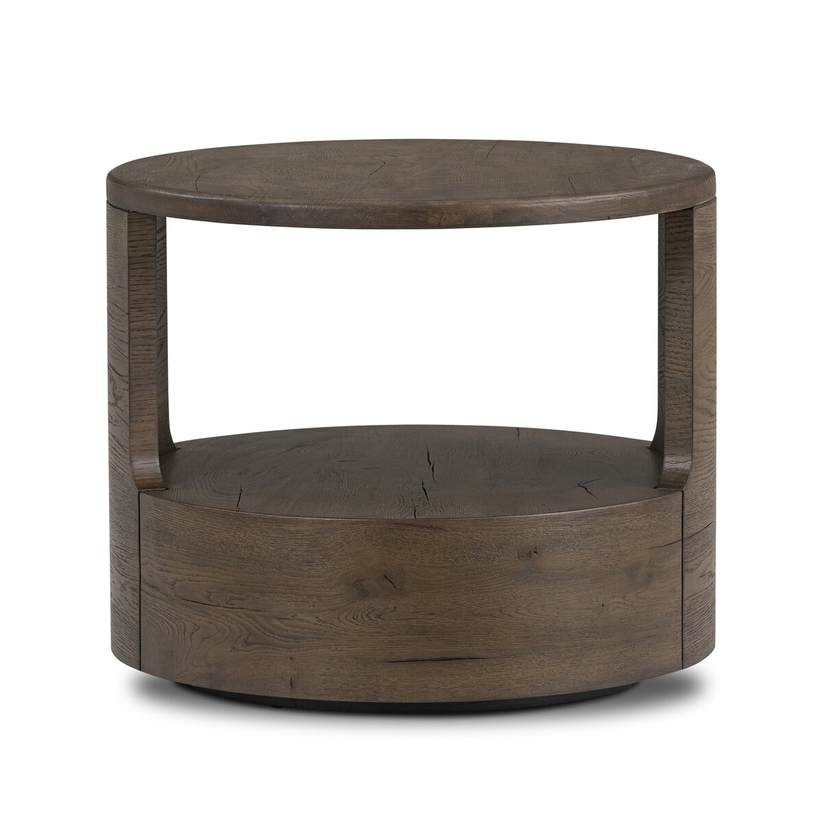 Four Hands Furniture Matheus End Table-Grey Reclaimed French Oak 242137-004