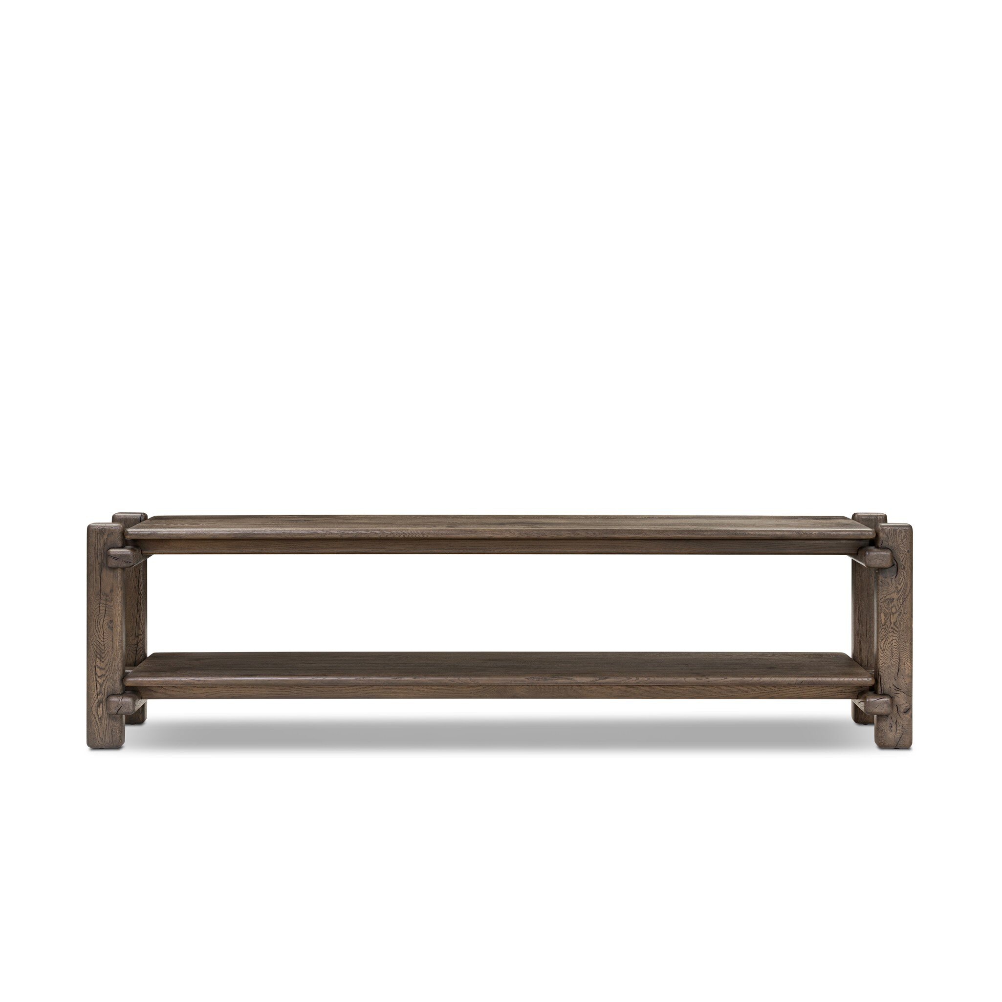 Four Hands Furniture Marcia Low Console Table - Grey Reclaimed French Oak 242151-002
