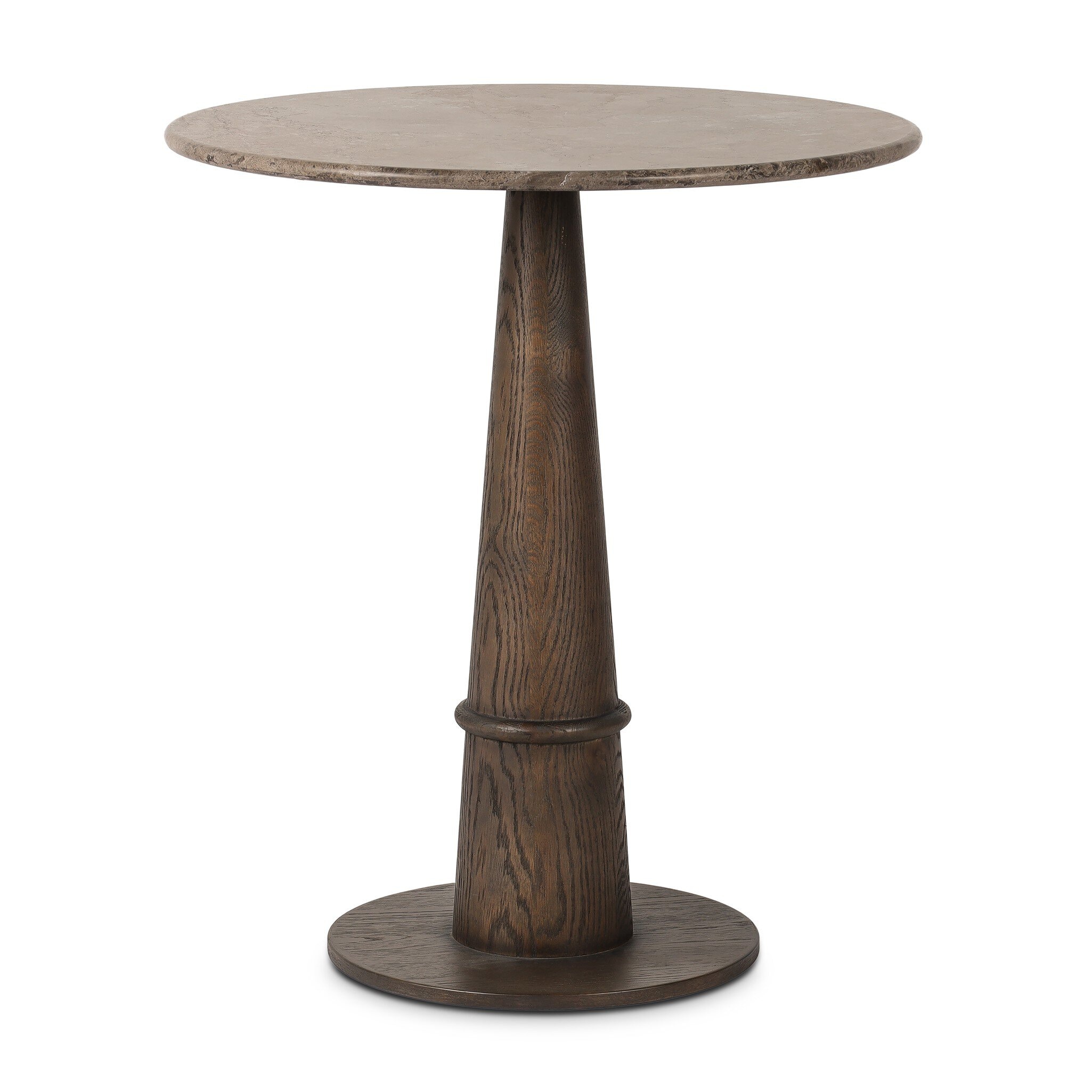 Four Hands Furniture Goetz Bar + Counter Table - Warm Grey Marble 242923-008
