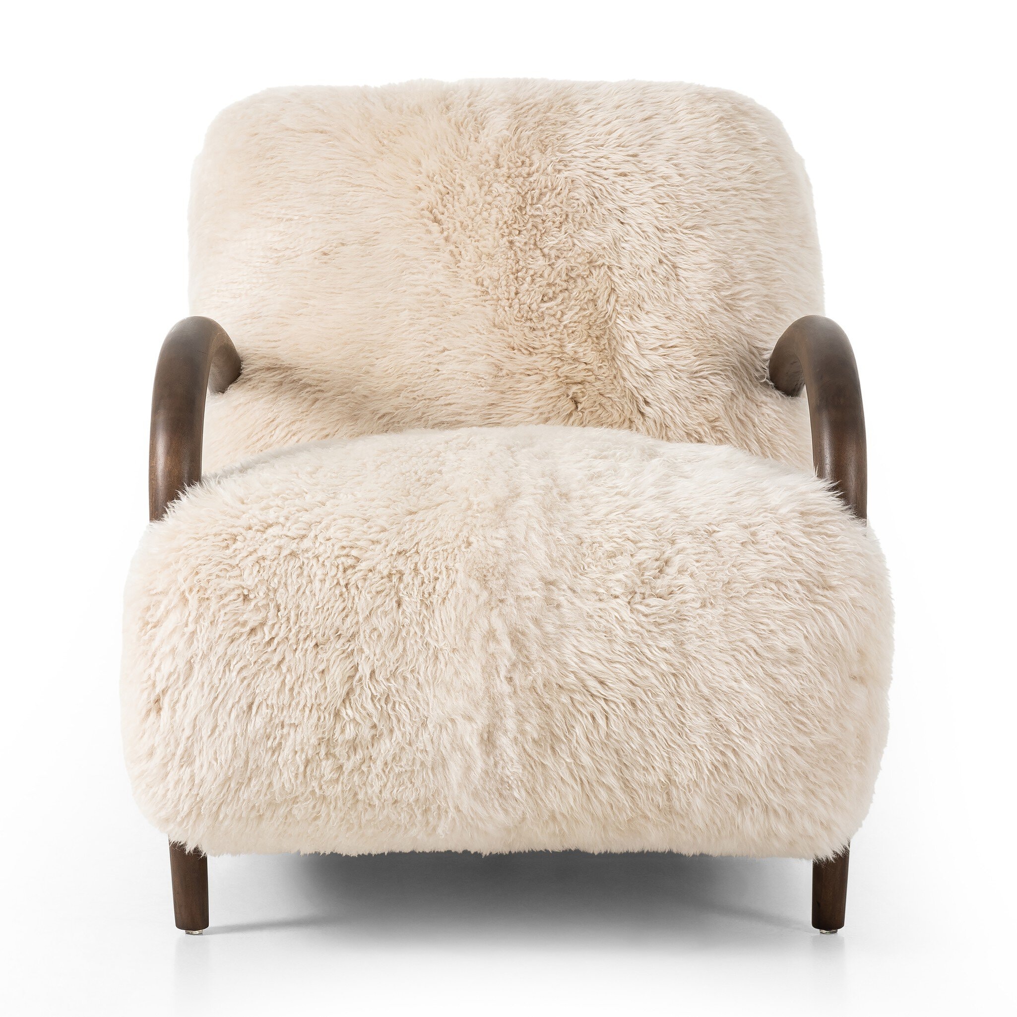 Four Hands Furniture Sandro Chair - Champagne Mongolian Fur 243064-006