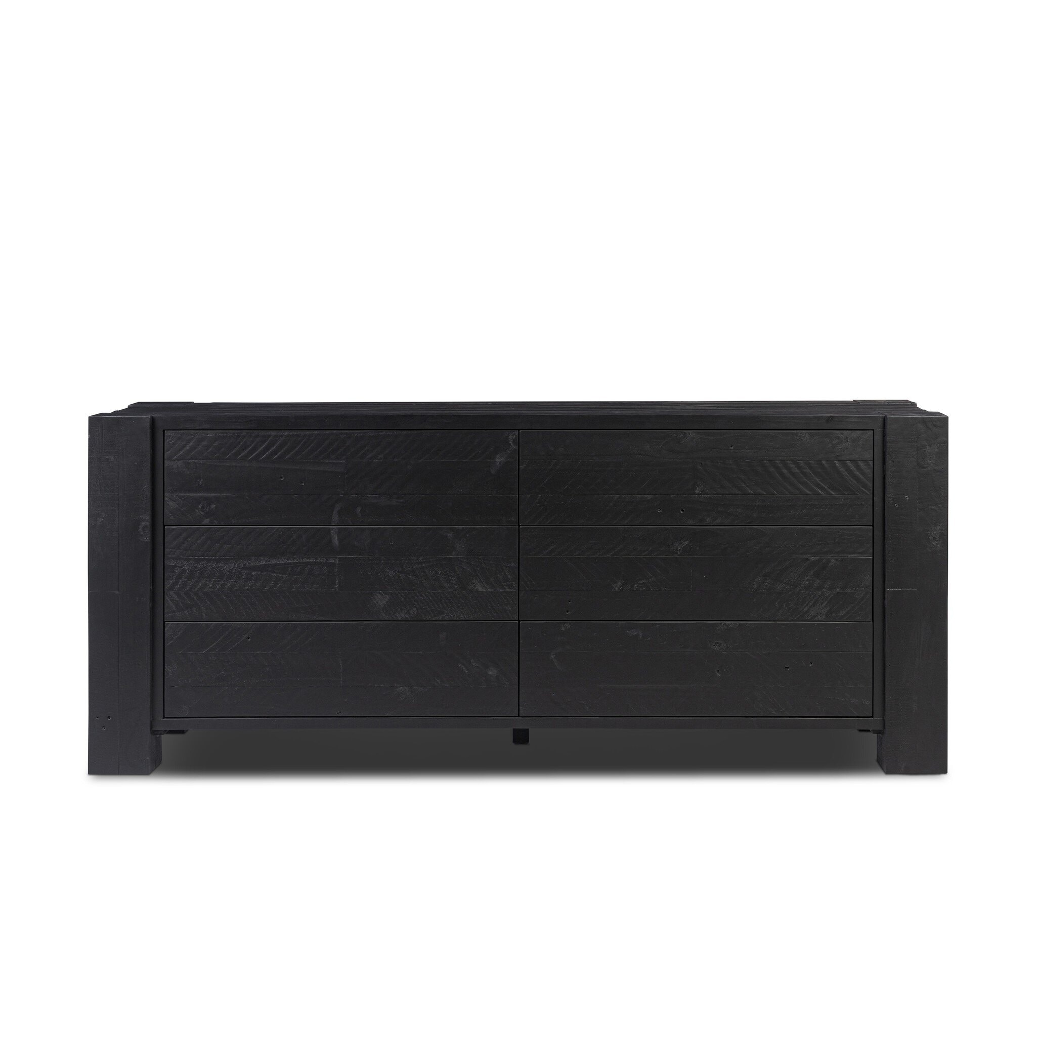Four Hands Furniture Perot 6 Drawer Dresser - Aged Black Pine 245422-003