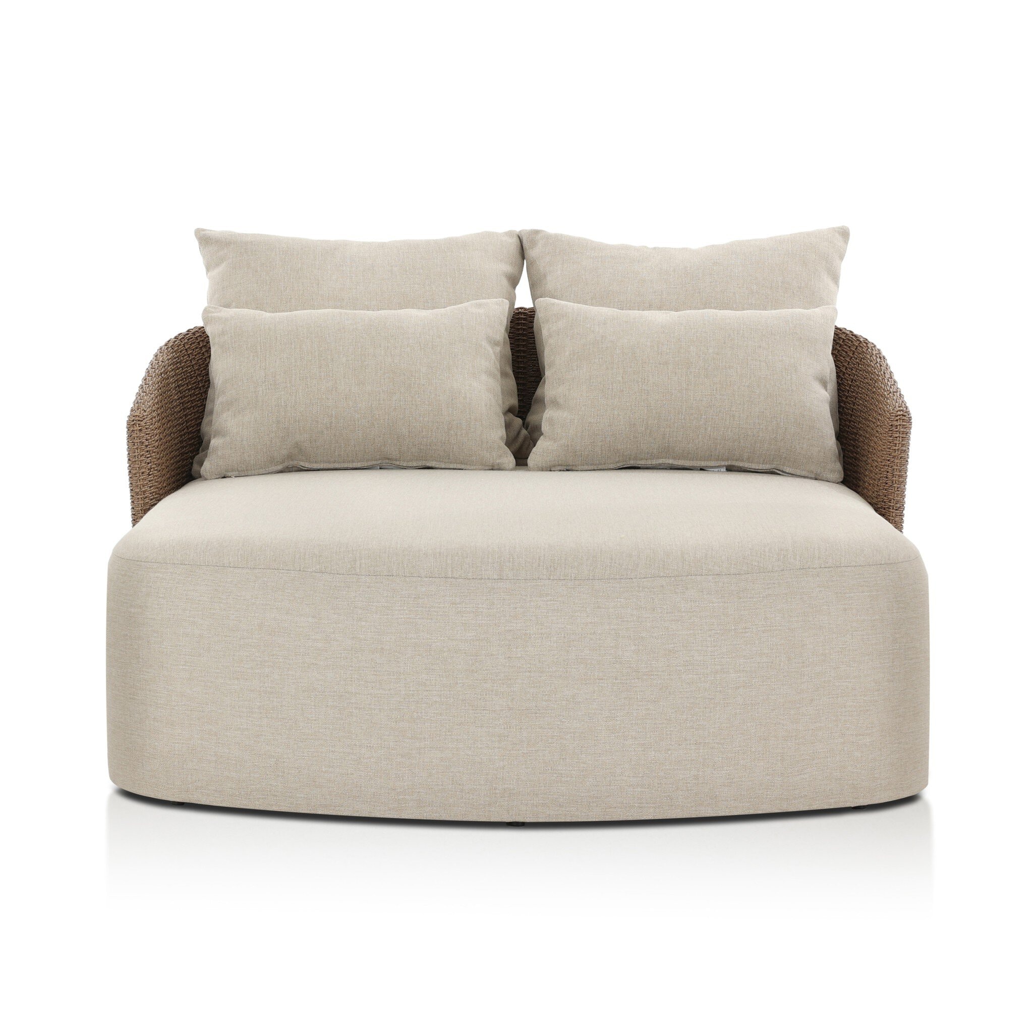 Four Hands Furniture Maven Outdoor Double Chaise - Faux Dark Hyacinth 245776-002