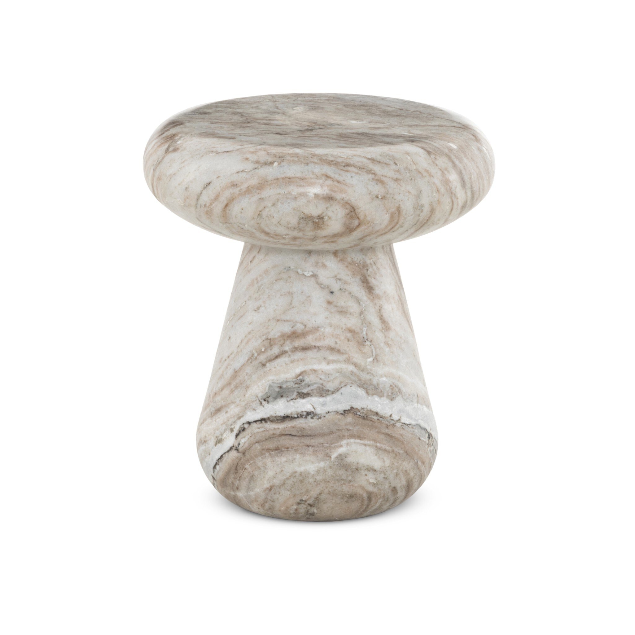 Four Hands Furniture Pablo Outdoor End Table - Sawar Marble 246696-002