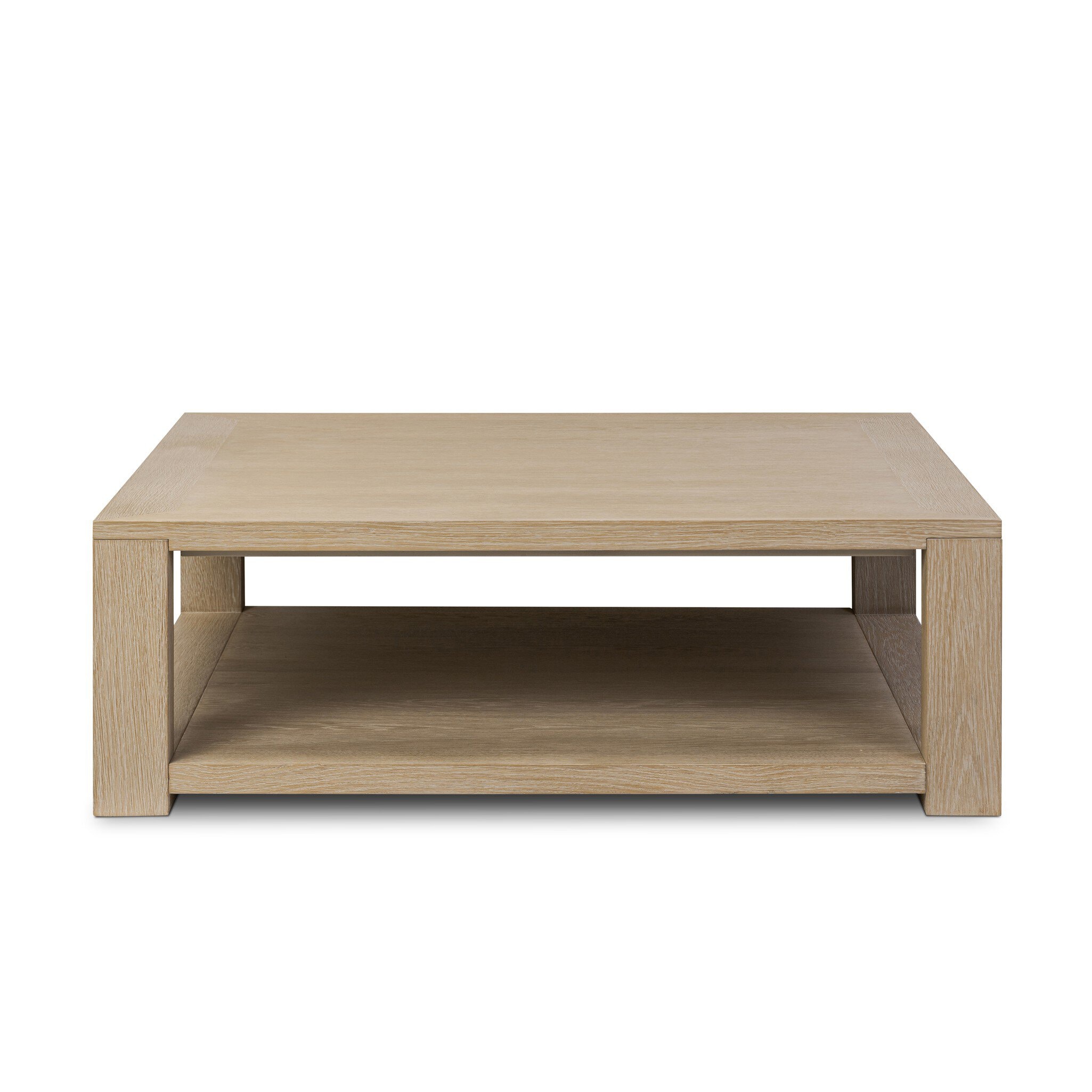 Four Hands Furniture Thomas Square Coffee Table - Bleached Oak Veneer 247259-001