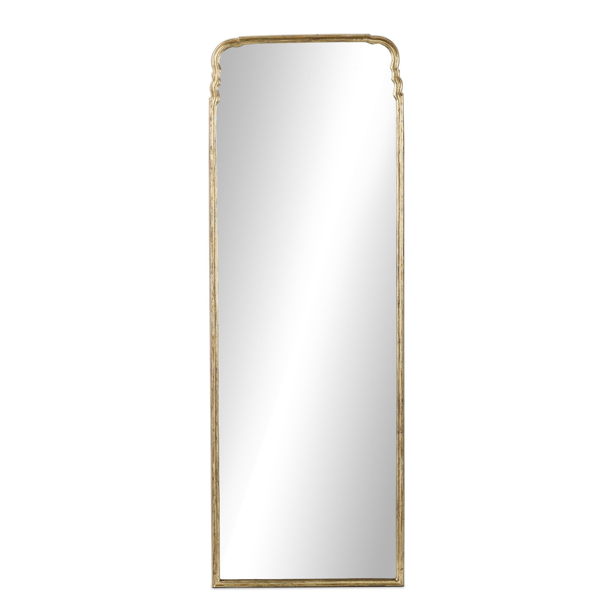 Four Hands Furniture Loire Floor Mirror - Antiqued Gold Leaf 247470-001