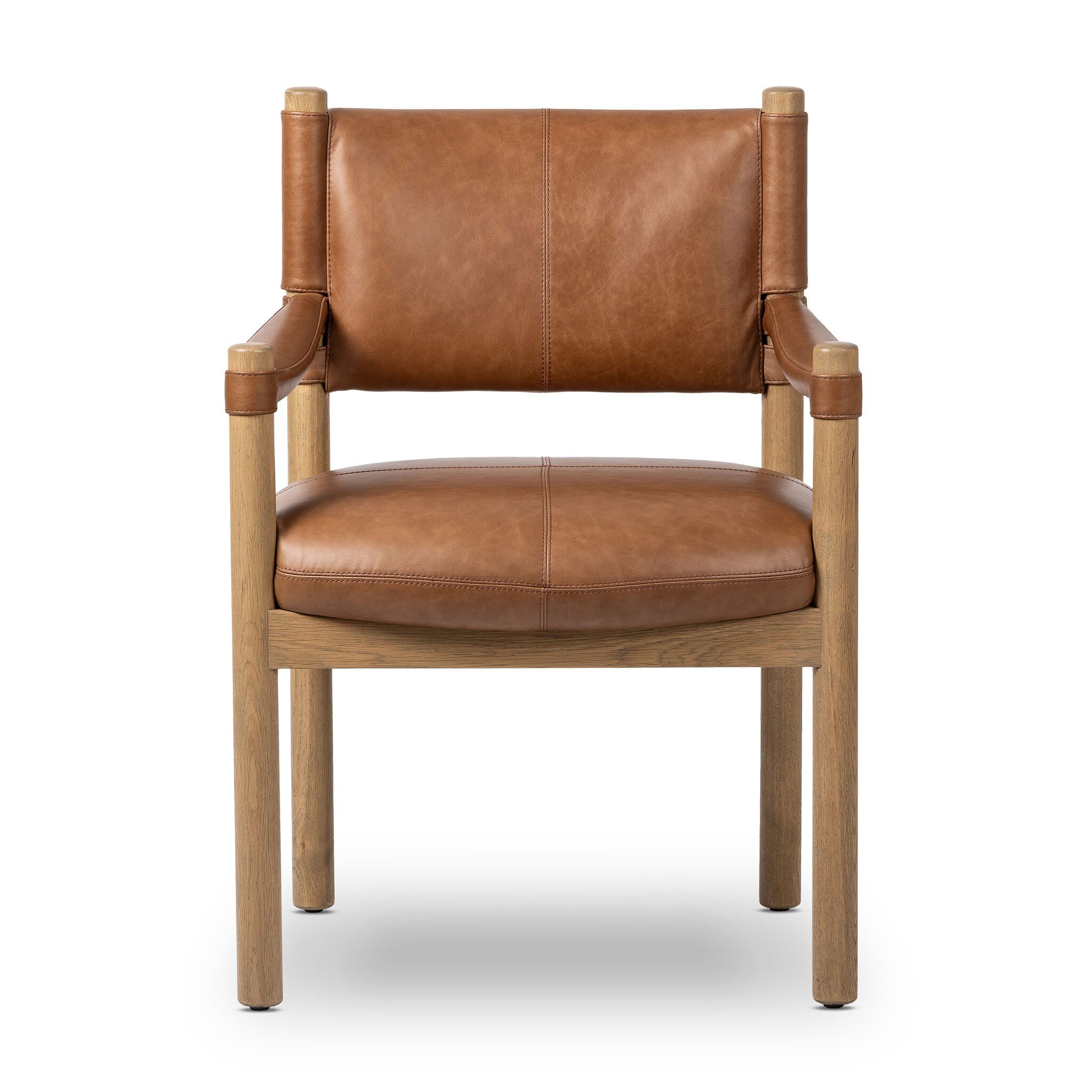 Four Hands Furniture Adaline Dining Armchair - Sonoma Chestnut 247631-001