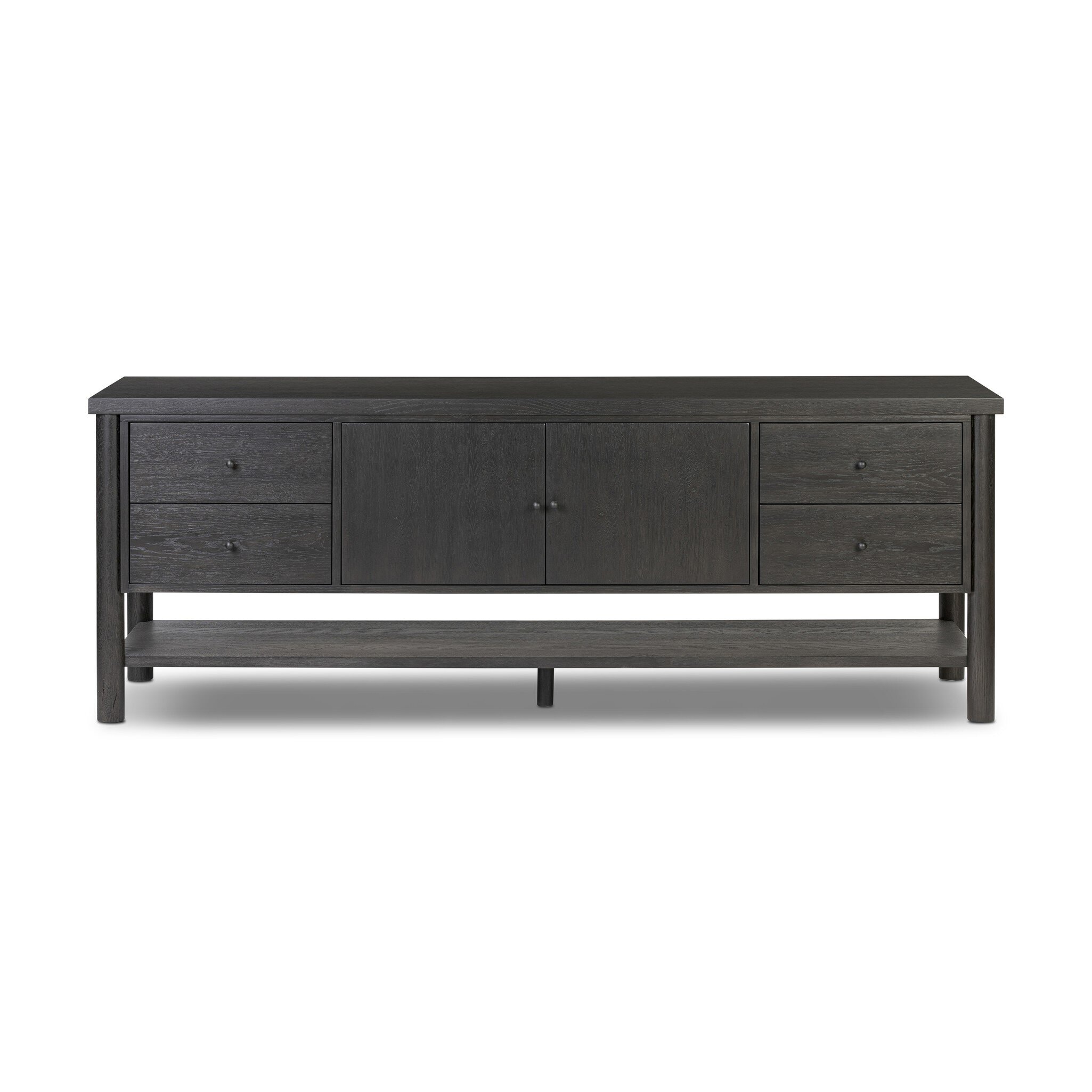 Four Hands Furniture Roark Media Console - Ebony Oak Veneer 247896-002
