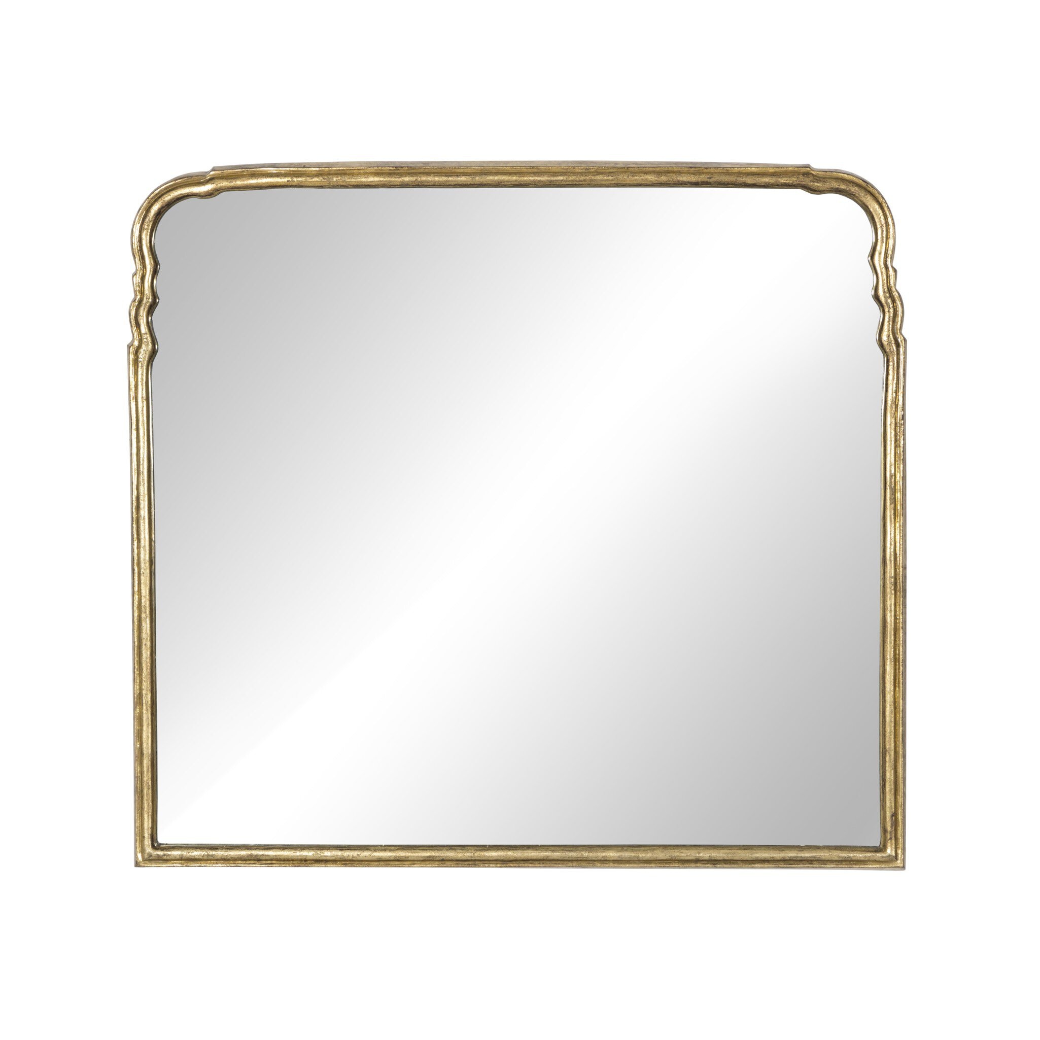 Four Hands Furniture Loire Mantel Mirror - Antiqued Gold Leaf 247908-001
