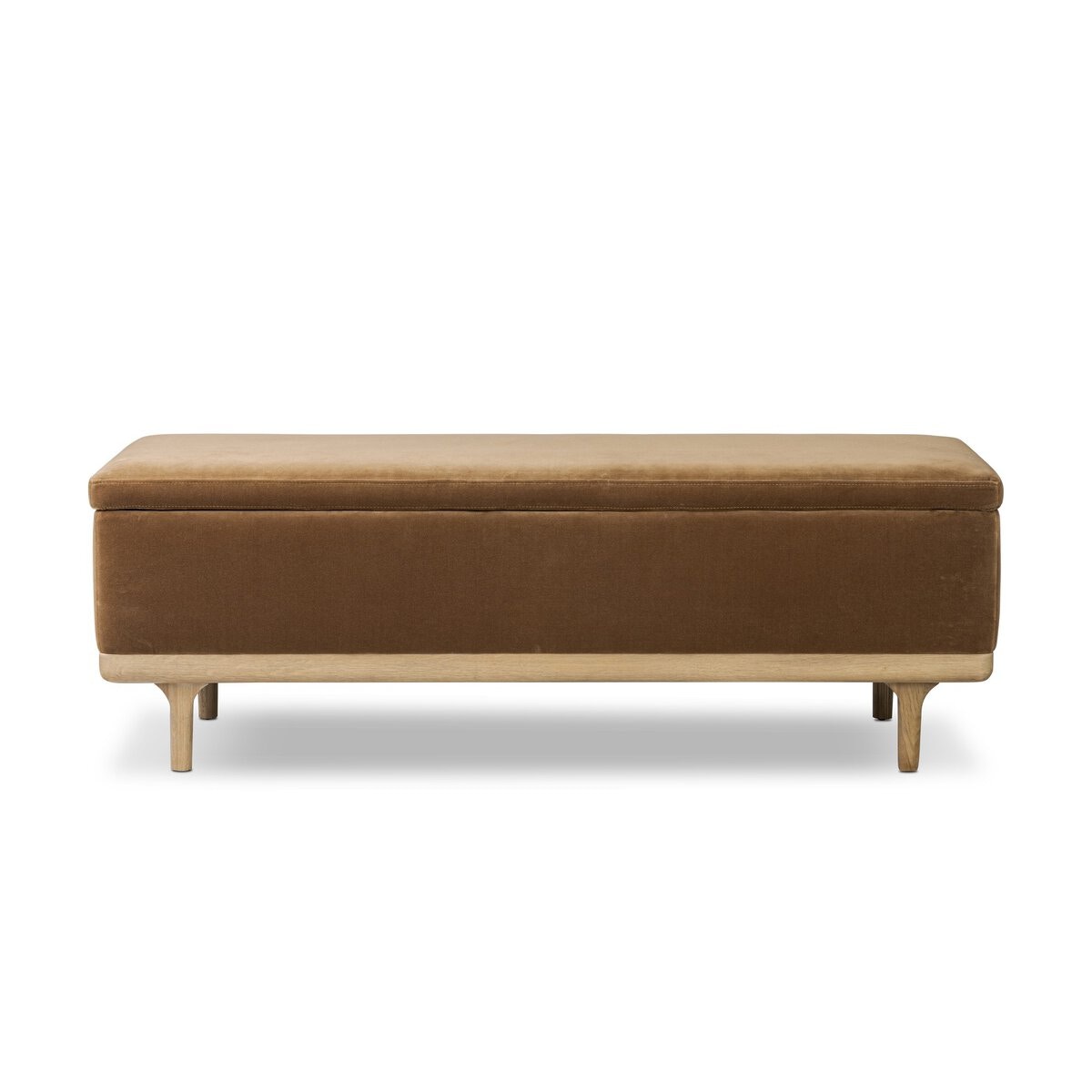 Four Hands Furniture Iris Trunk-Surrey Ochre-Worn Oak 247958-003