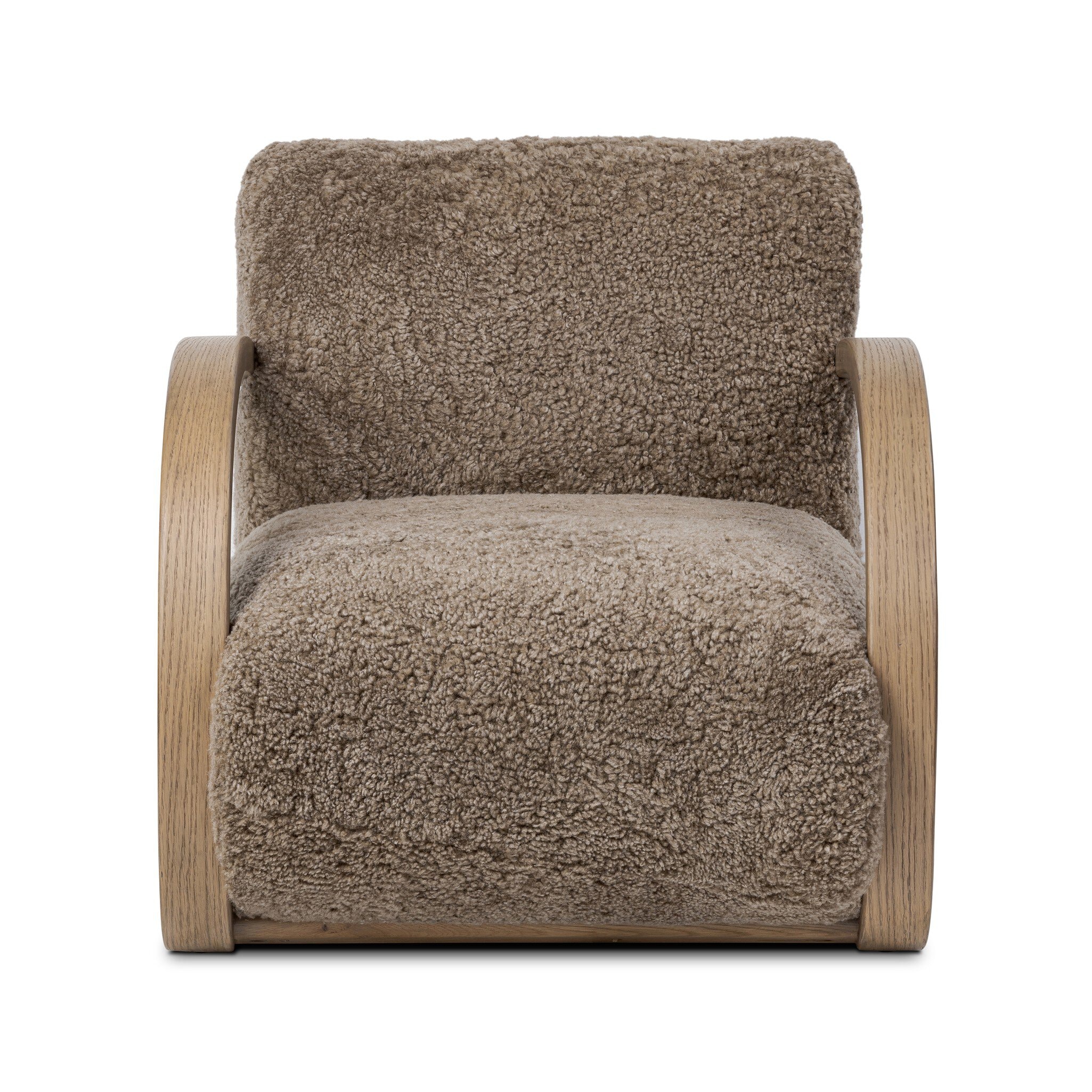 Four Hands Furniture Burke Chair - Taupe Shearling 248102-006