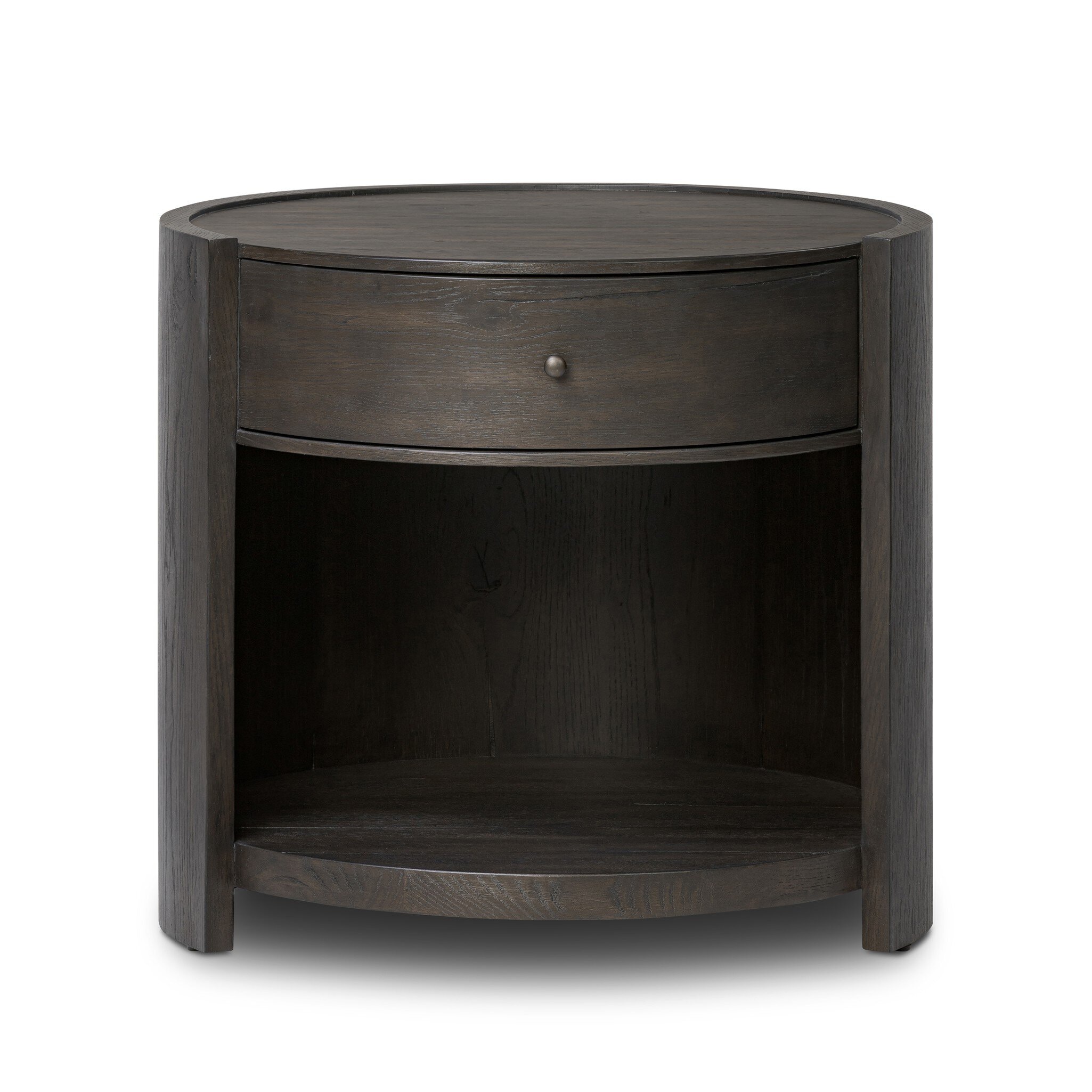 Four Hands Furniture Bode Nightstand - Smoked Black Veneer 248124-001