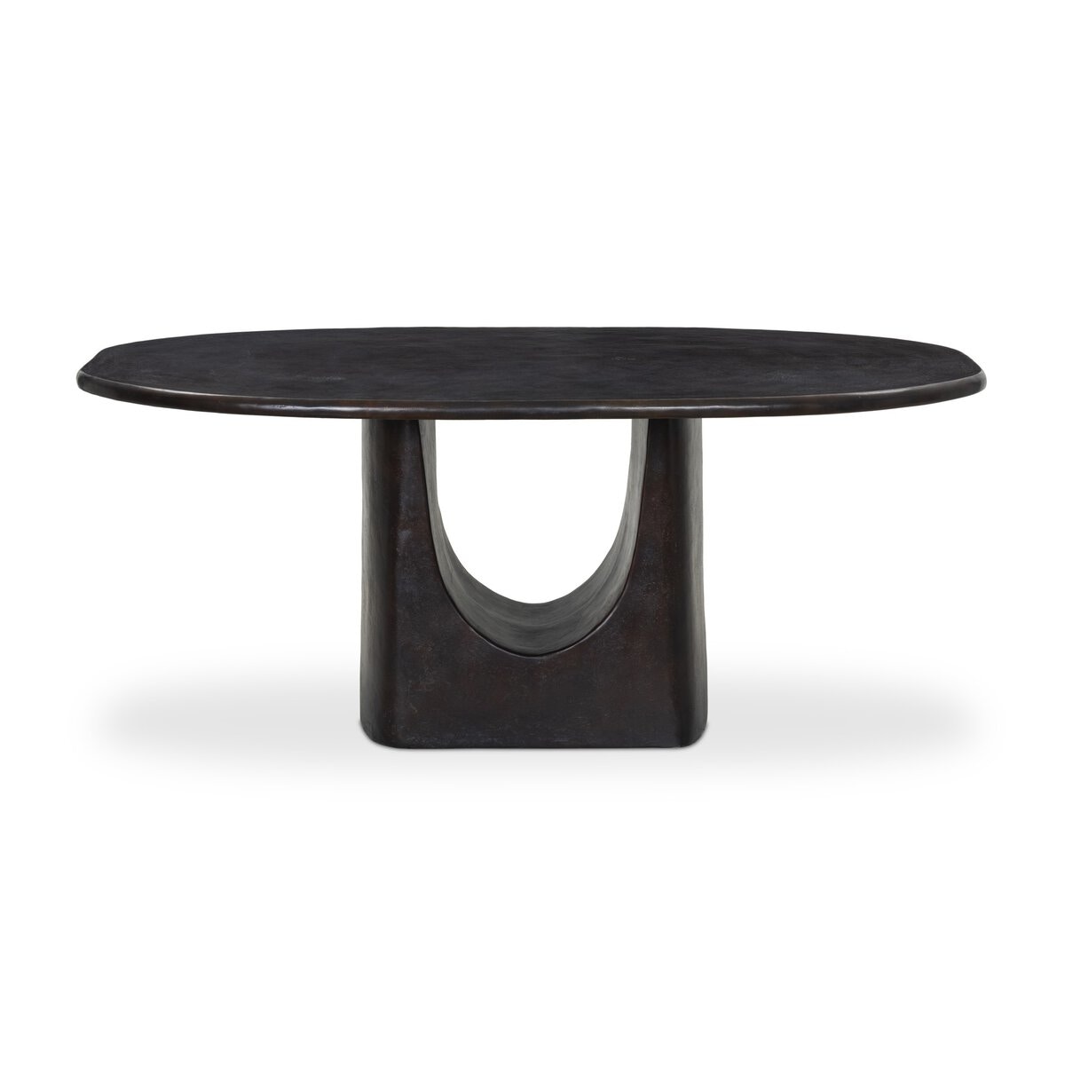 Four Hands Furniture Amato Outdoor Dining Table-72-Antique Rust 248156-001