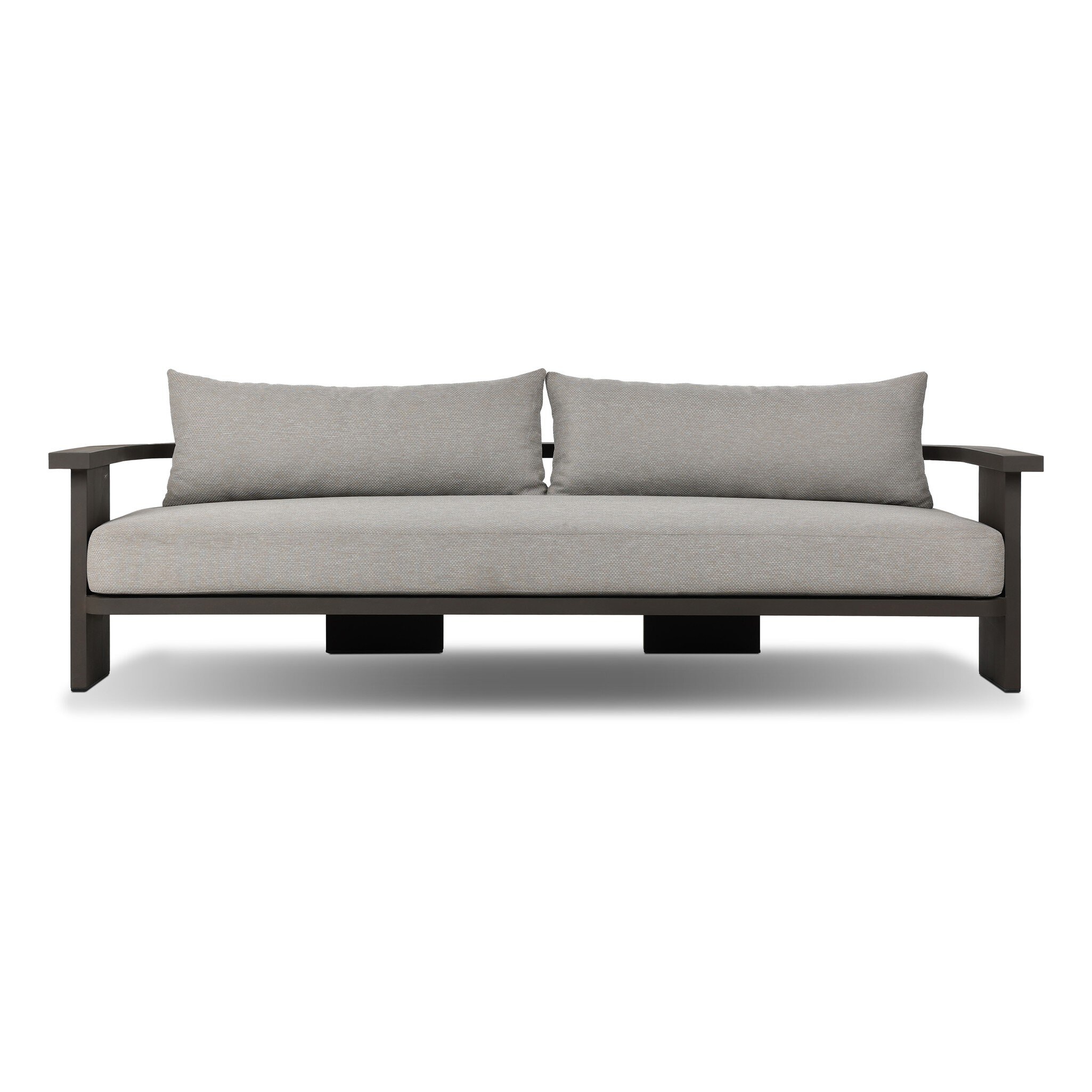 Four Hands Furniture Tahana Outdoor Metal Sofa-96 - Casa Grey 248232-001