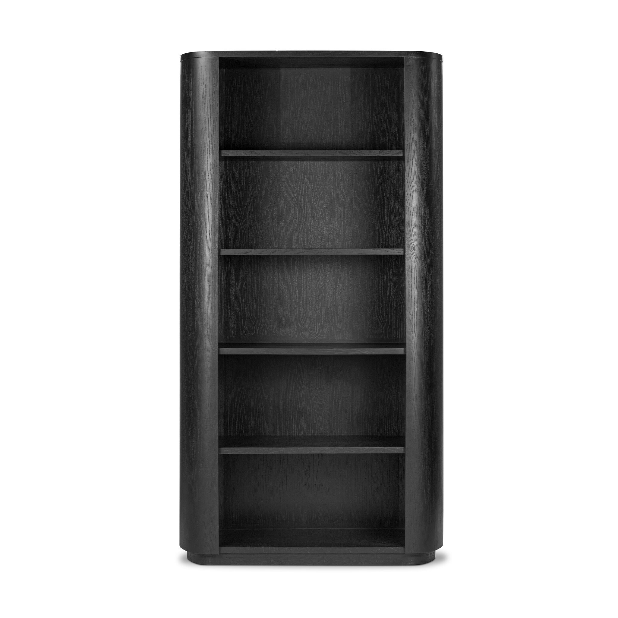 Four Hands Furniture Pilar Bookcase - Charcoal Oak Veneer 248266-001