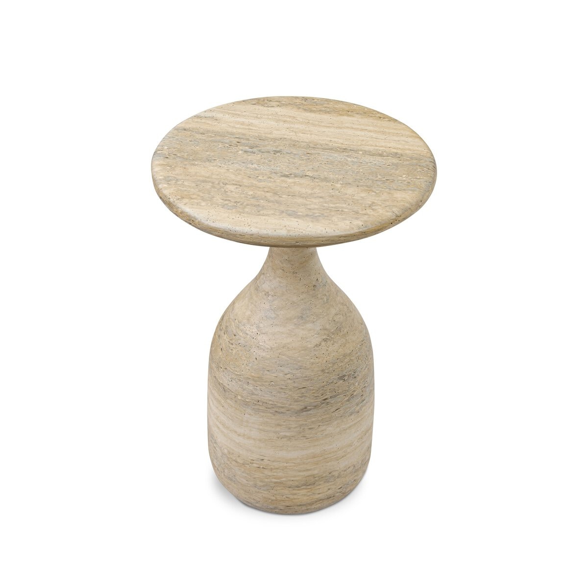 Four Hands Furniture Cora Nesting End Table-Short-Textured Sandy Grey 248721-001