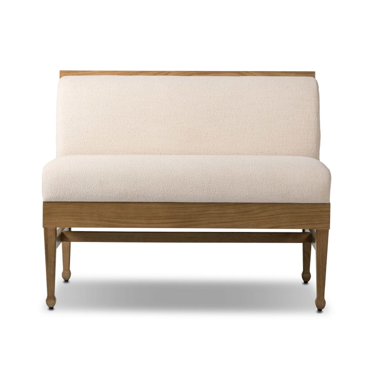 Four Hands Furniture Priscilla Dining Chair and a Half-Crypton Wayfarer Snow-Warm Oak-Warm Oak Veneer 248886-001