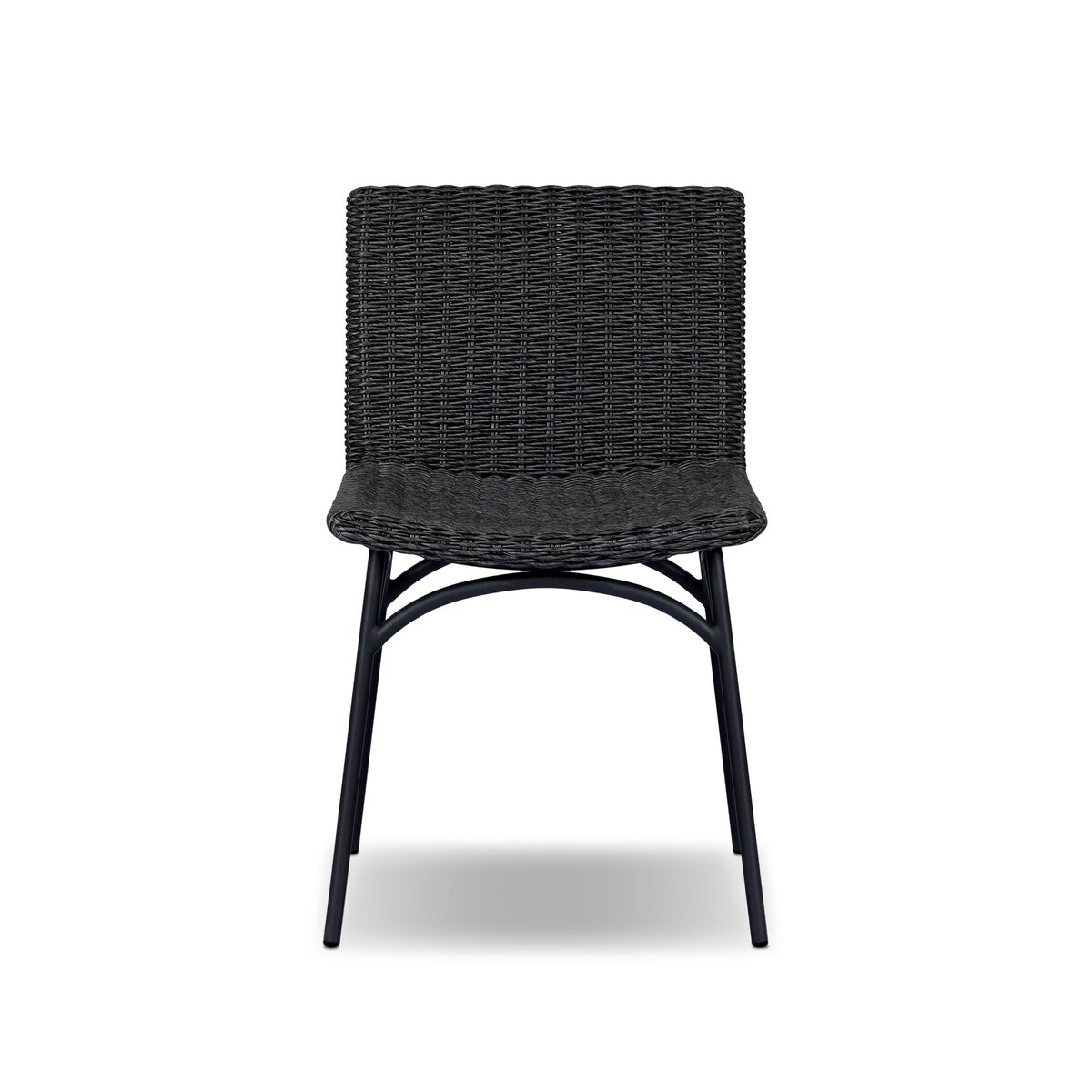 Four Hands Furniture Worley Outdoor Dining Chair-Vintage Coal-Charcoal Iron 248906-001