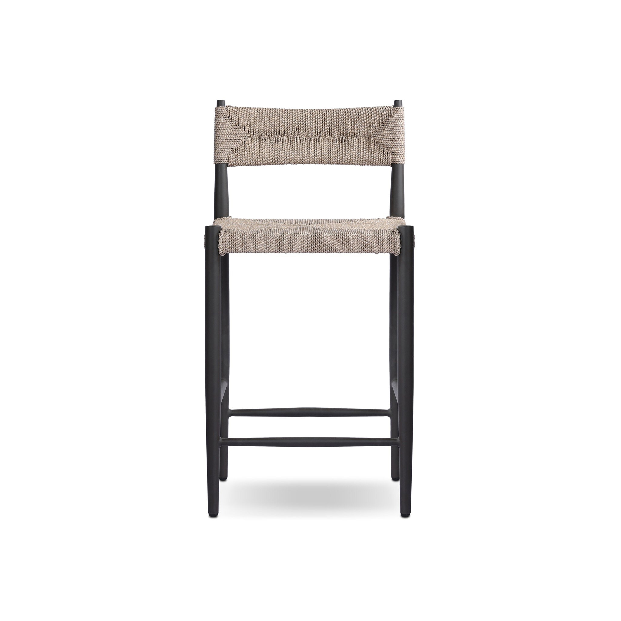 Four Hands Furniture Lomas Outdoor Metal Bar + Counter Stool - Textured Dune 248915-002