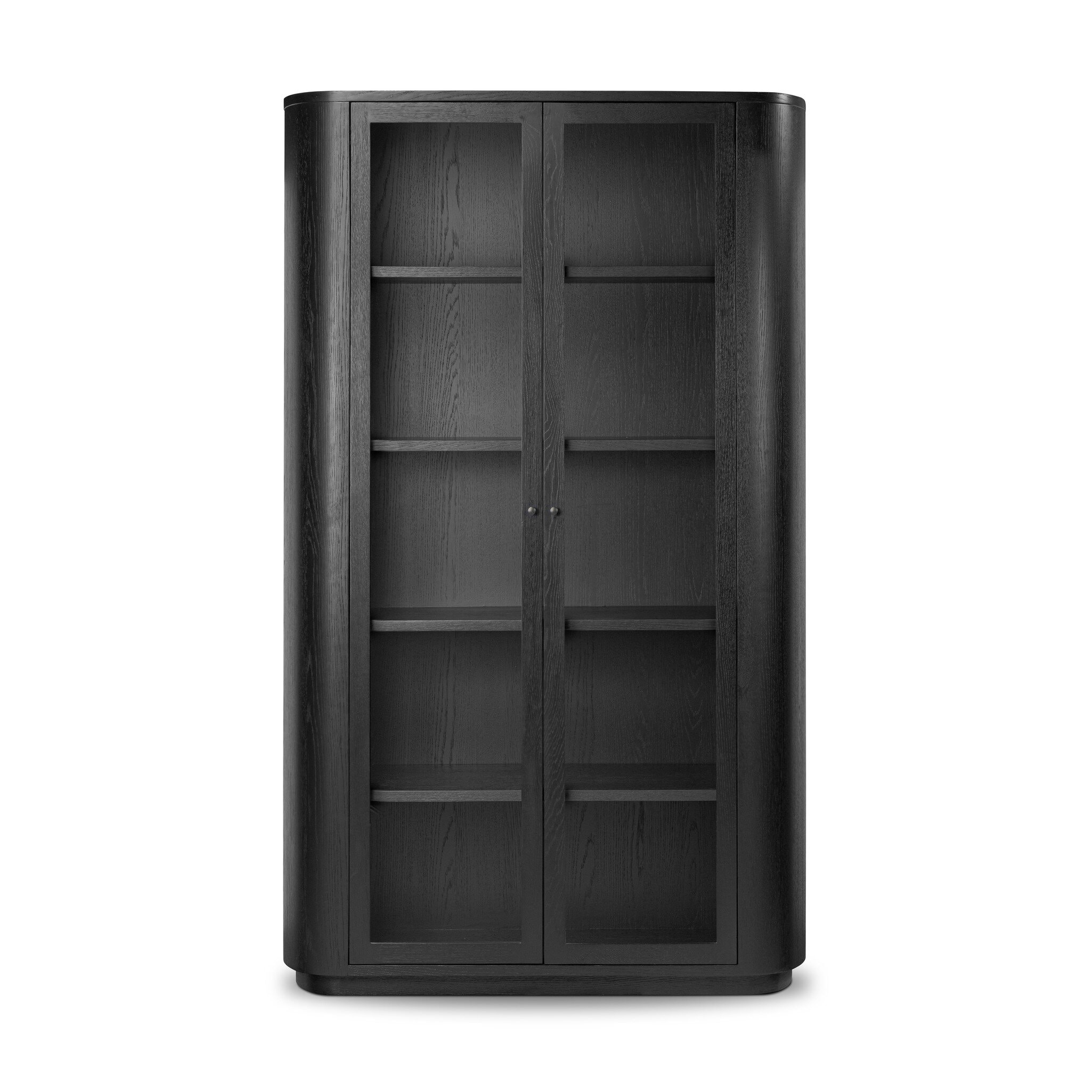 Four Hands Furniture Pilar Cabinet - Charcoal Oak Veneer 248920-001