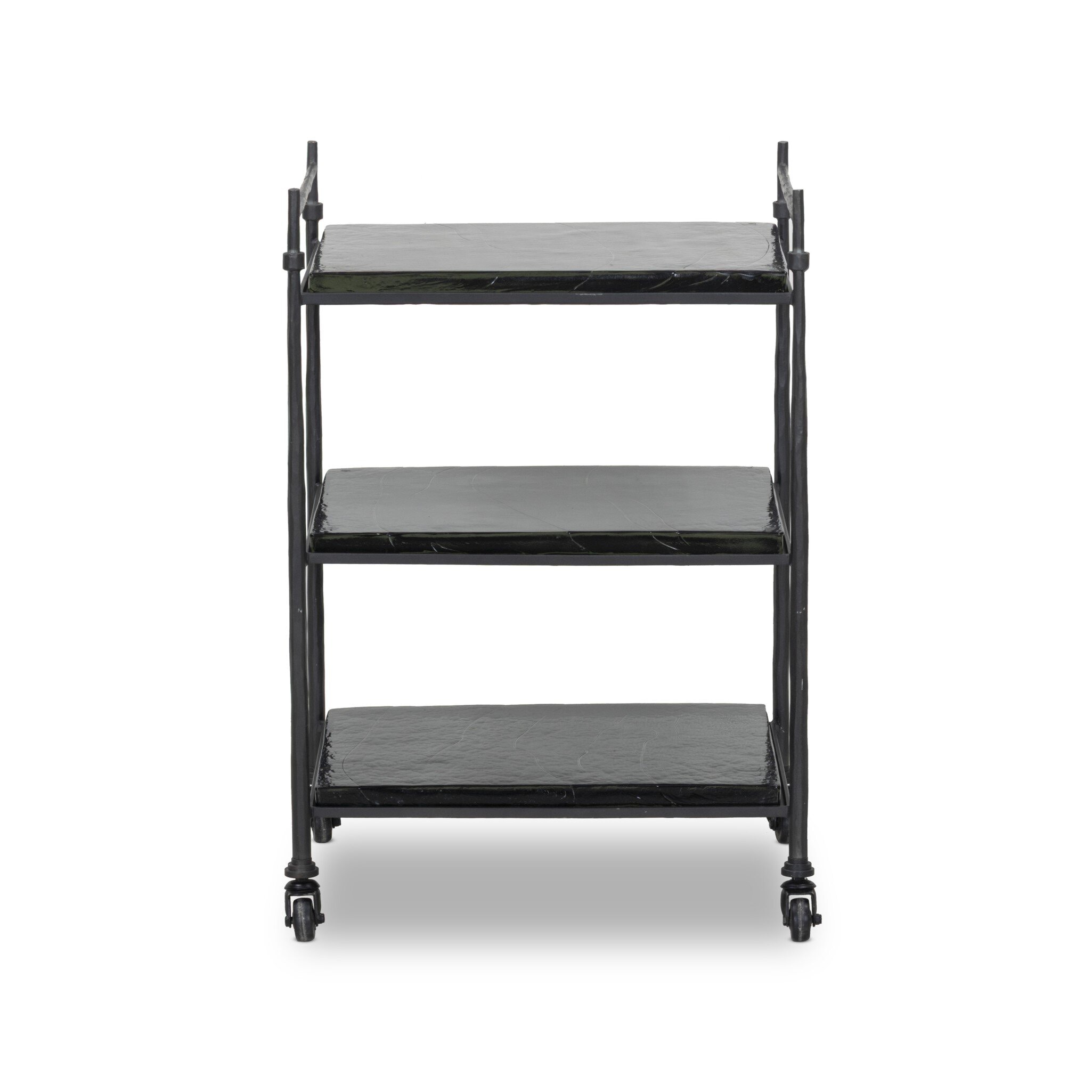 Four Hands Furniture Teagan Bar Cart - Forged Gunmetal 248922-001
