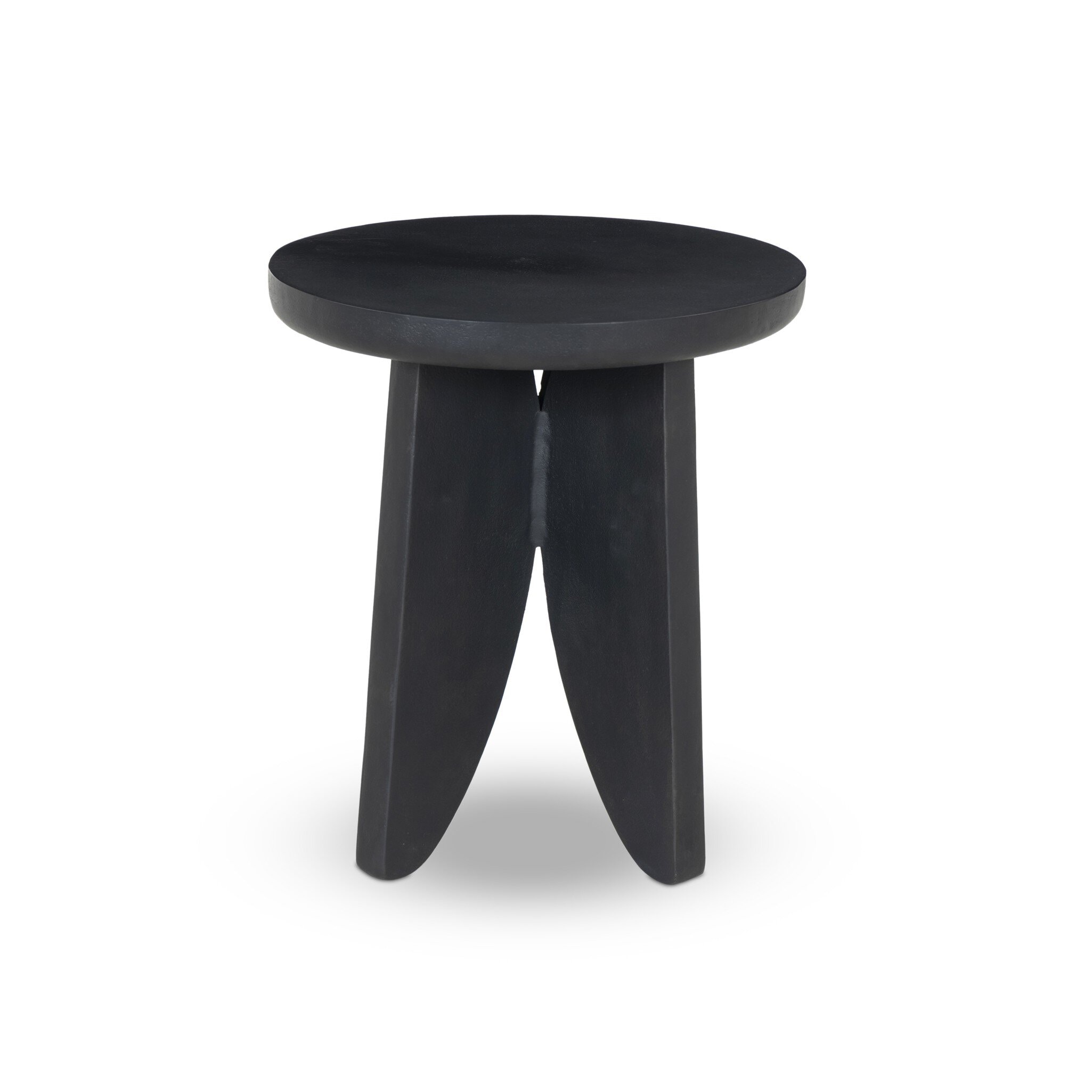 Four Hands Furniture Worth Outdoor End Table - Black Antique 248958-001
