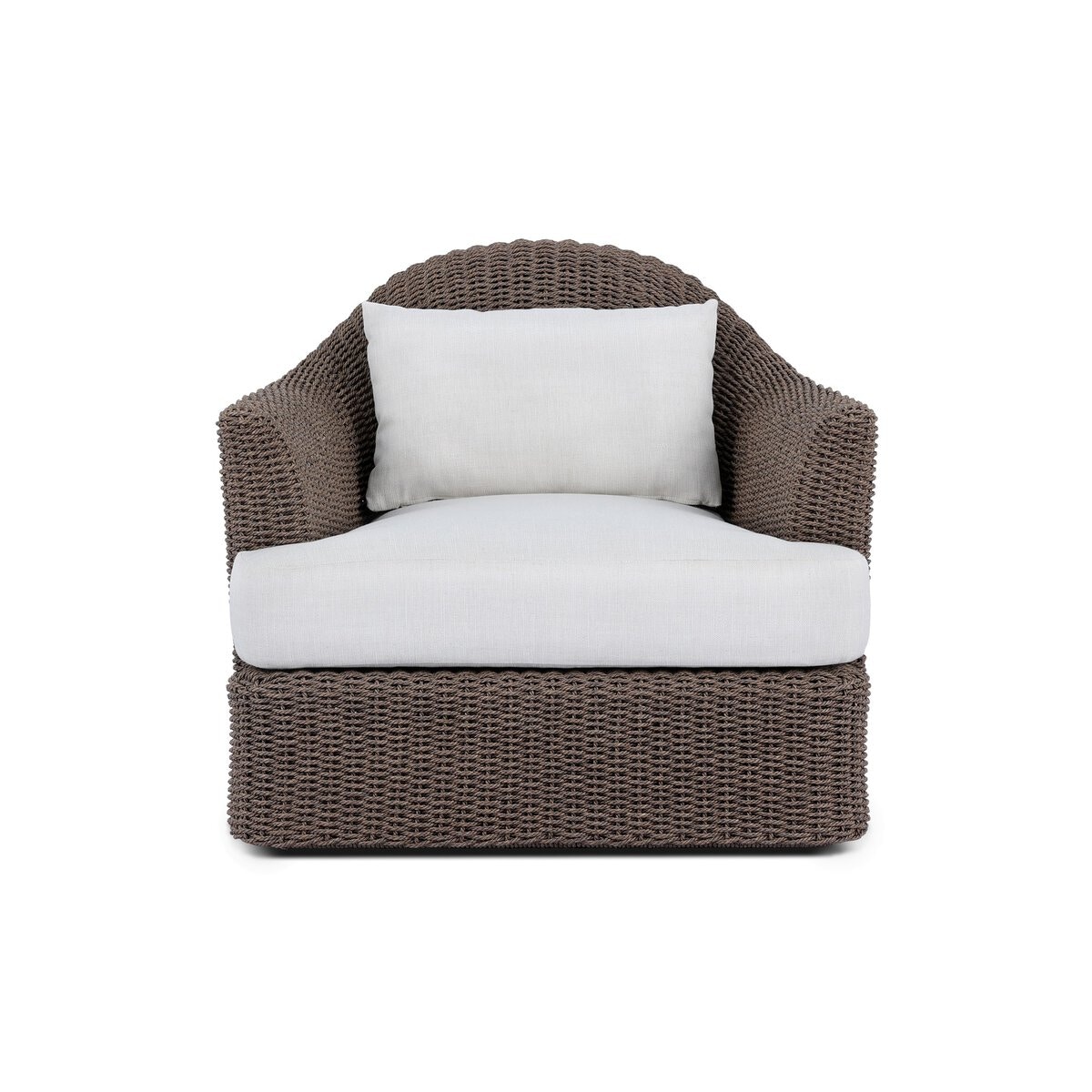 Four Hands Furniture Doane Outdoor Chair-Dark Textured Woven-Vergo Cream 248983-002