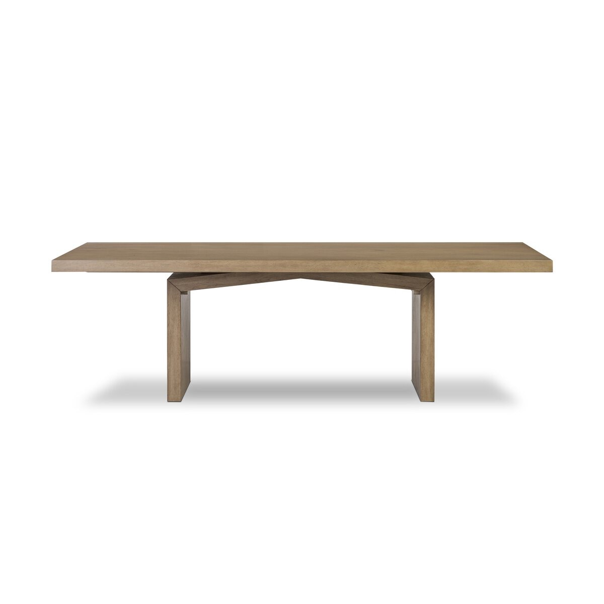 Four Hands Furniture Matthes Dining Table-Rustic Grey Veneer 249065-001