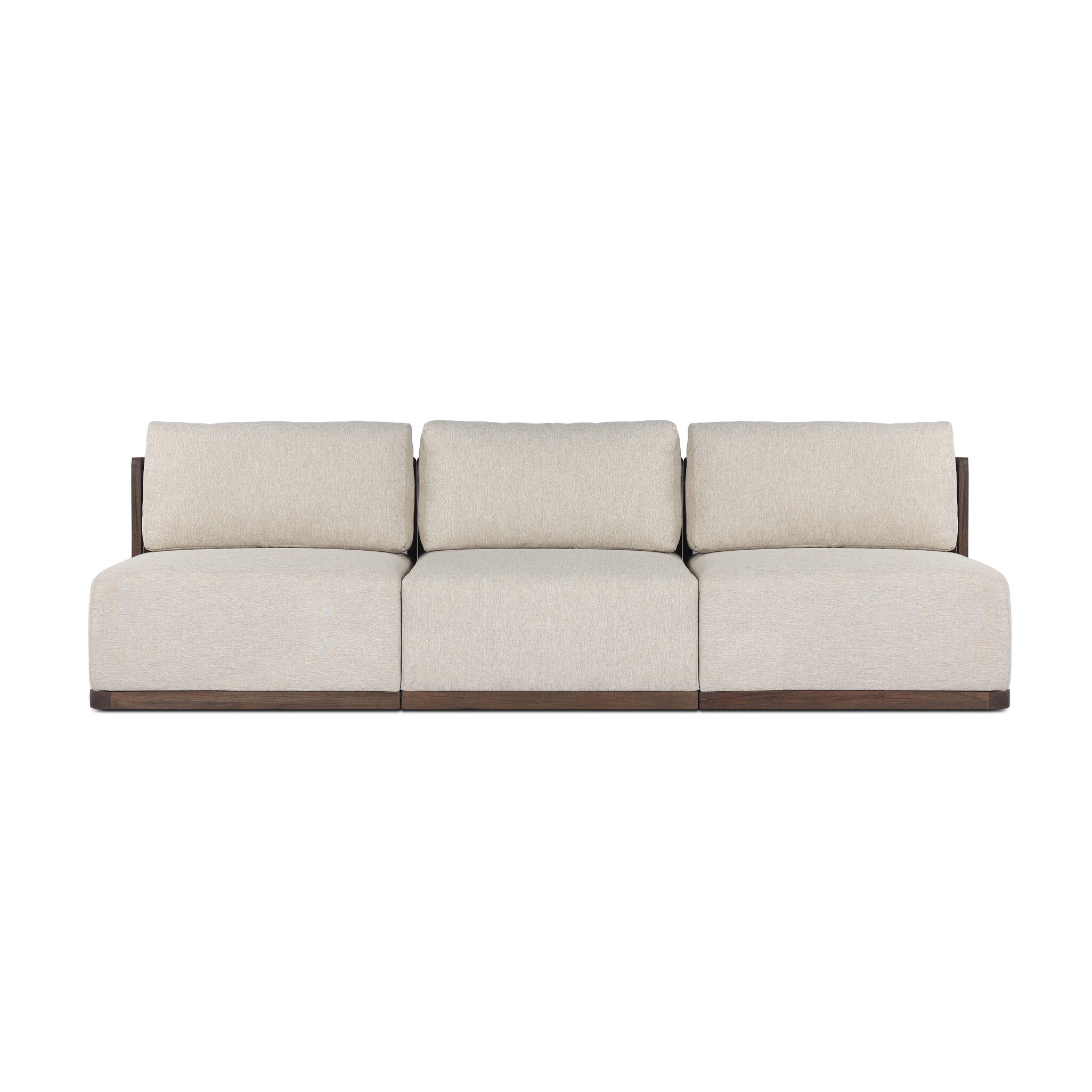 Four Hands Furniture Brio Outdoor 3 Pc Sectional - Ellor Beige 249653-002