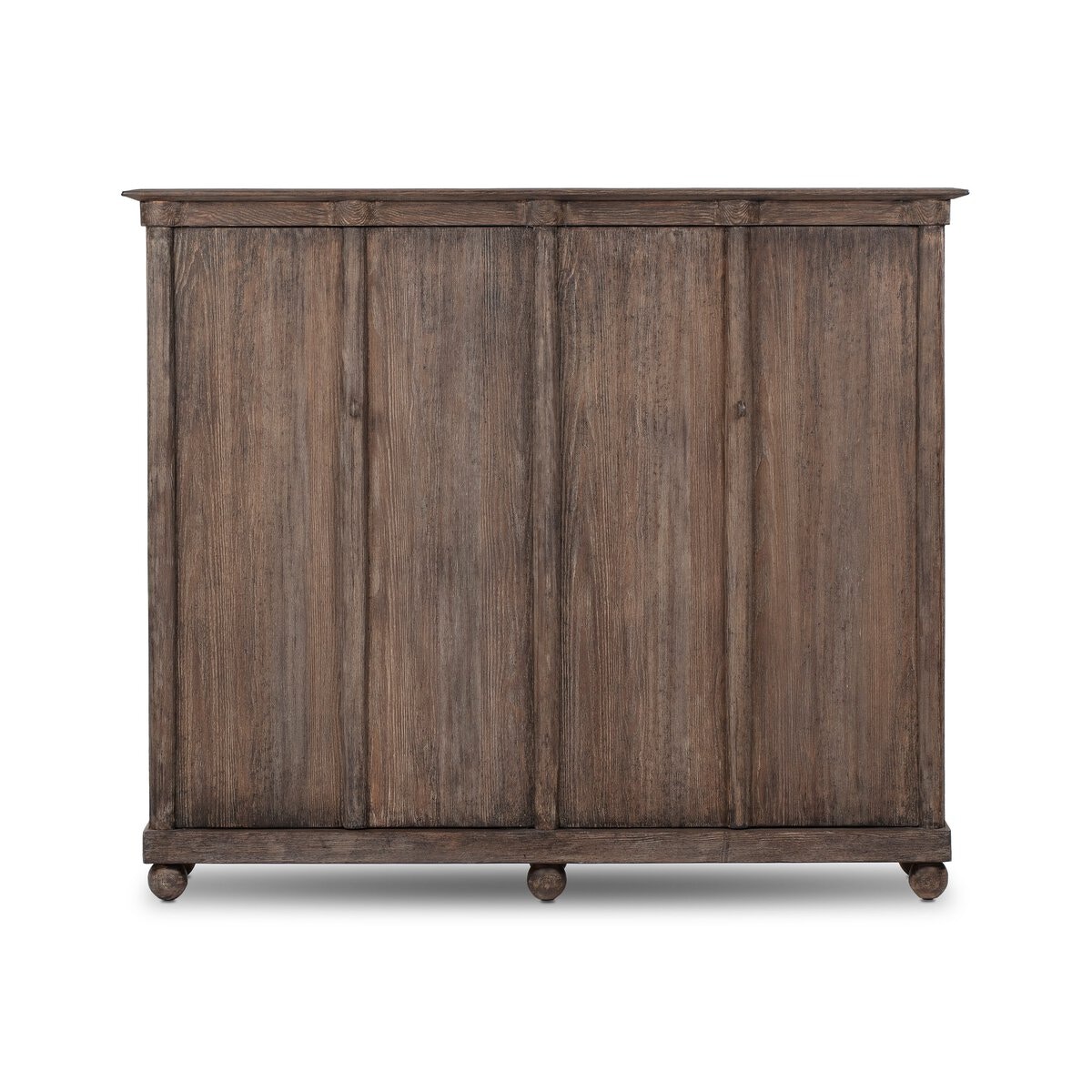 Four Hands Furniture Alcott Cabinet-Distressed Cocoa Pine-Distressed Cocoa Pine Veneer-Aged Iron 250119-001