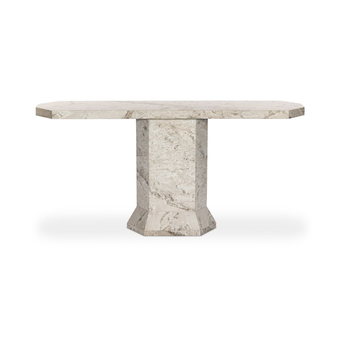 Four Hands Furniture Argos Console Table-Sand Marble 250420-003