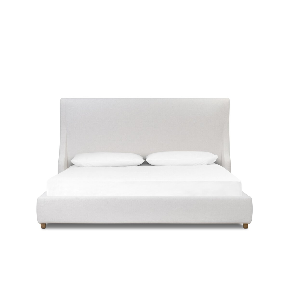 Four Hands Furniture Calliope Bed-Antwerp Bone-Weathered Sepia-Queen 250434-001