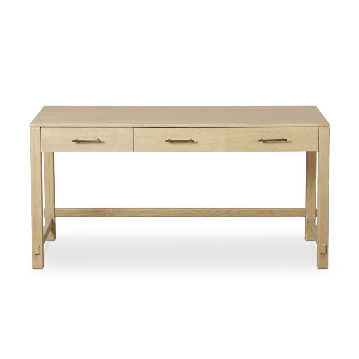 Four Hands Furniture Blake Writing Desk-Washed Ash-Natural Iron 250564-001
