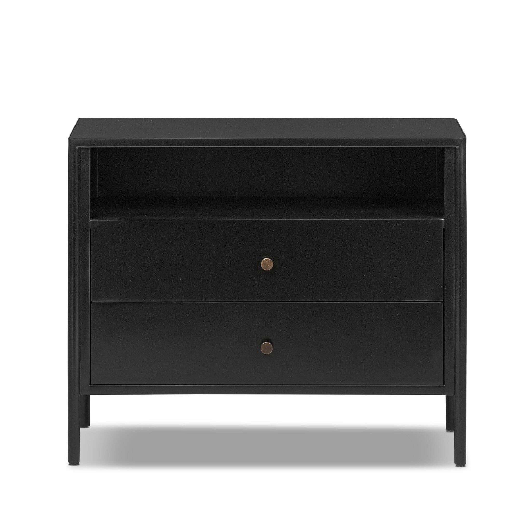 Four Hands Furniture Soto Large Nightstand - Black 250727-001