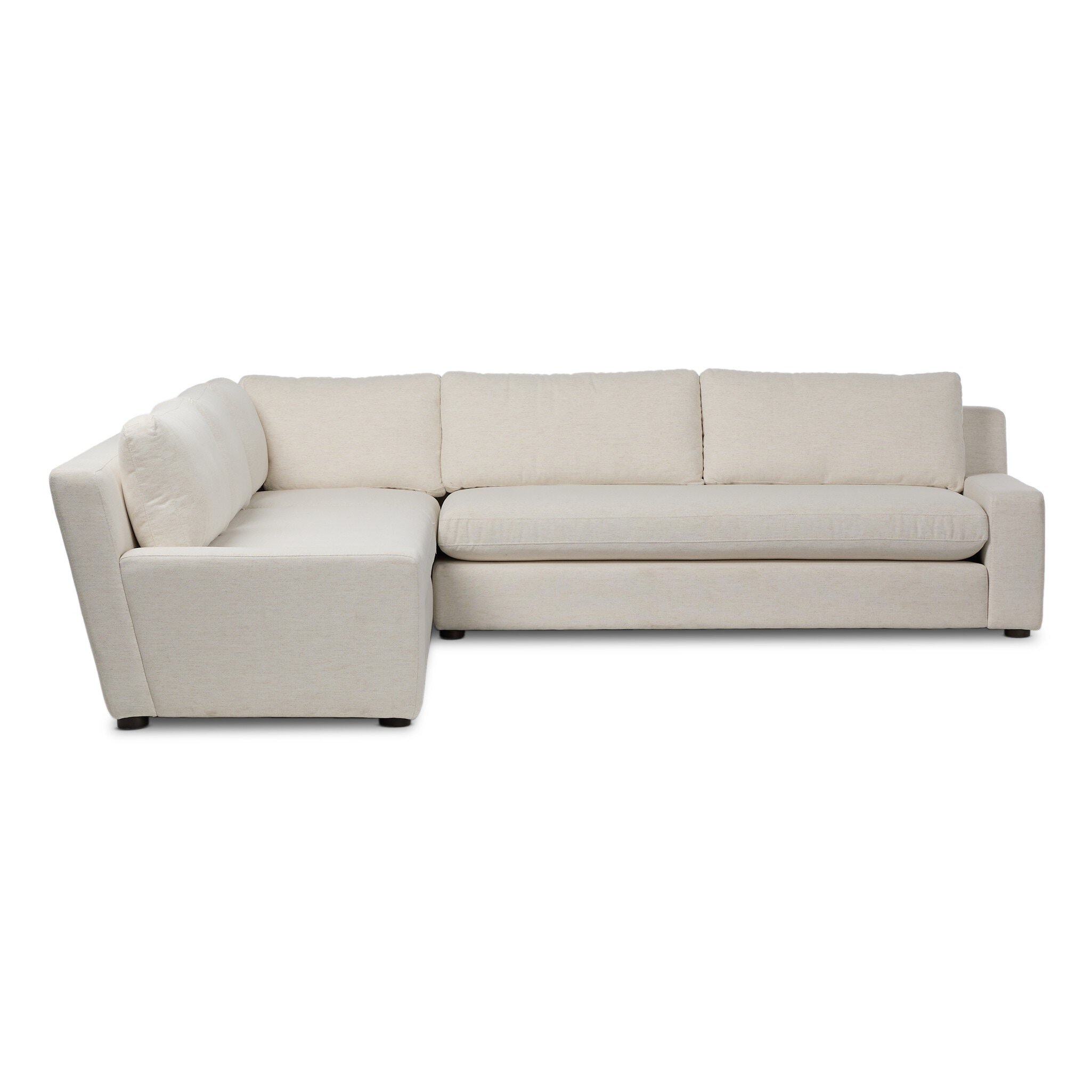 Four Hands Furniture Yelena 3-Piece Sectional - Crypton Nomad Snow 250733-002