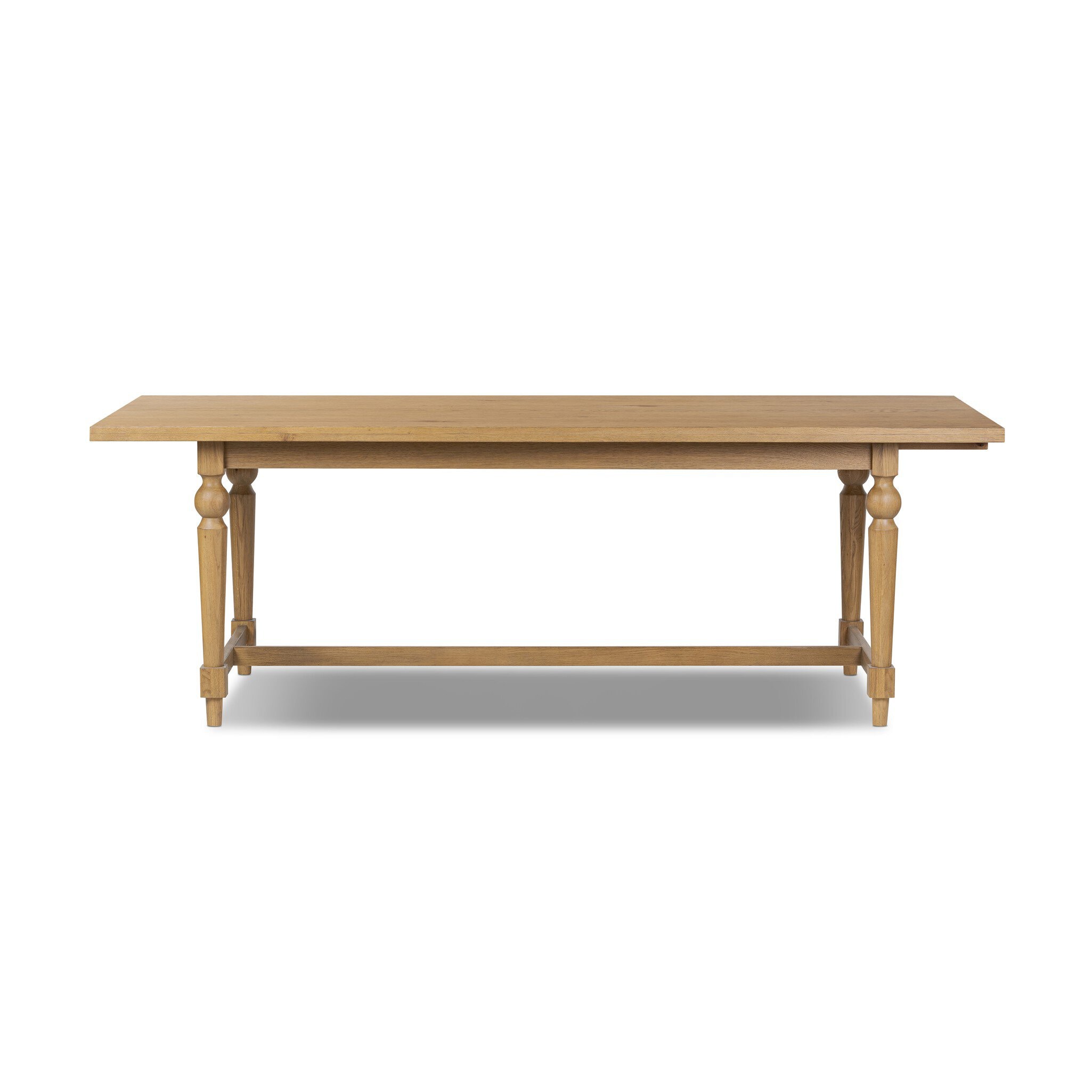 Four Hands Furniture Blinn Oval Leaf Extension Dining Table - Worn Oak Veneer 250792-001