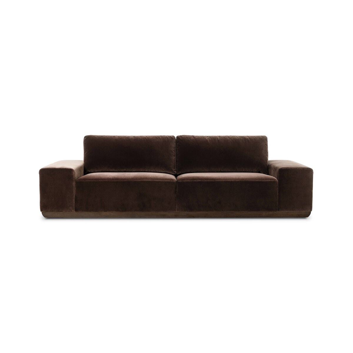 Four Hands Furniture Isaiah Sofa 104-Surrey Cocoa-Terra Brown Parawood 251377-001