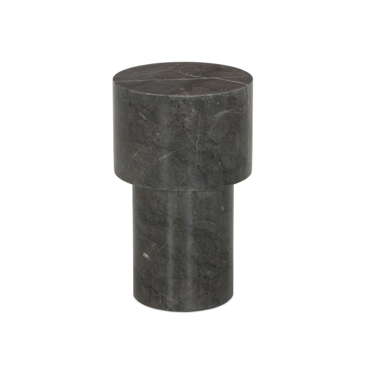 Four Hands Furniture Guthrie End Table-Warm Grey Marble 251455-001