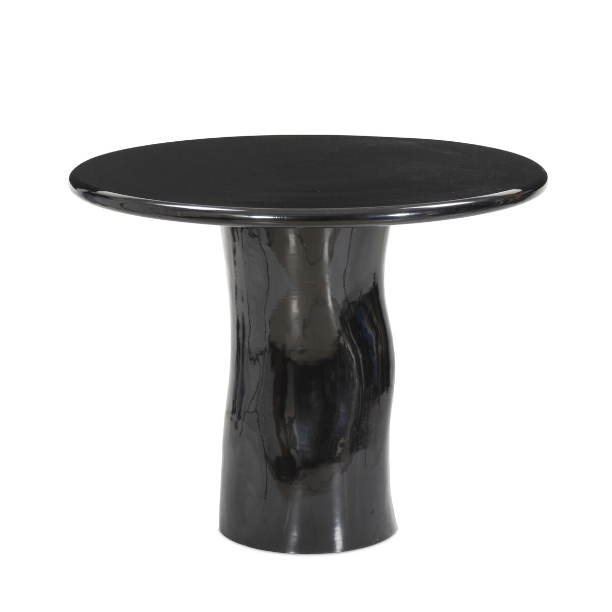 Four Hands Furniture Manon Dining Table-Glossy Black Cast Aluminum 251654-001