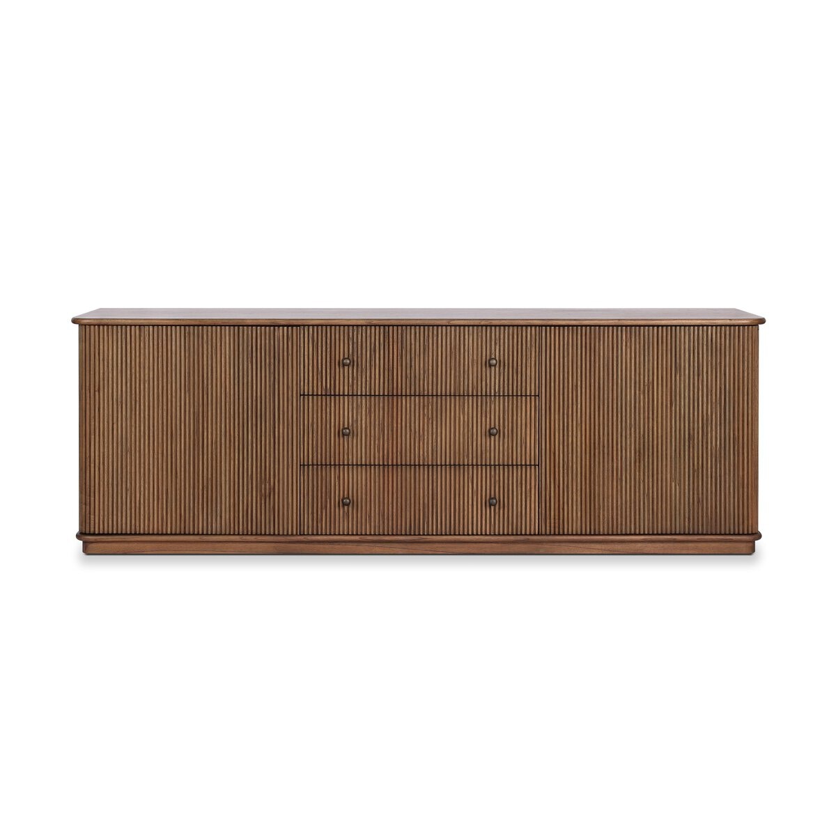 Four Hands Furniture Ona Media Console-Amber Mindi-Bronze Antimony-Amber Mindi Veneer 252485-002