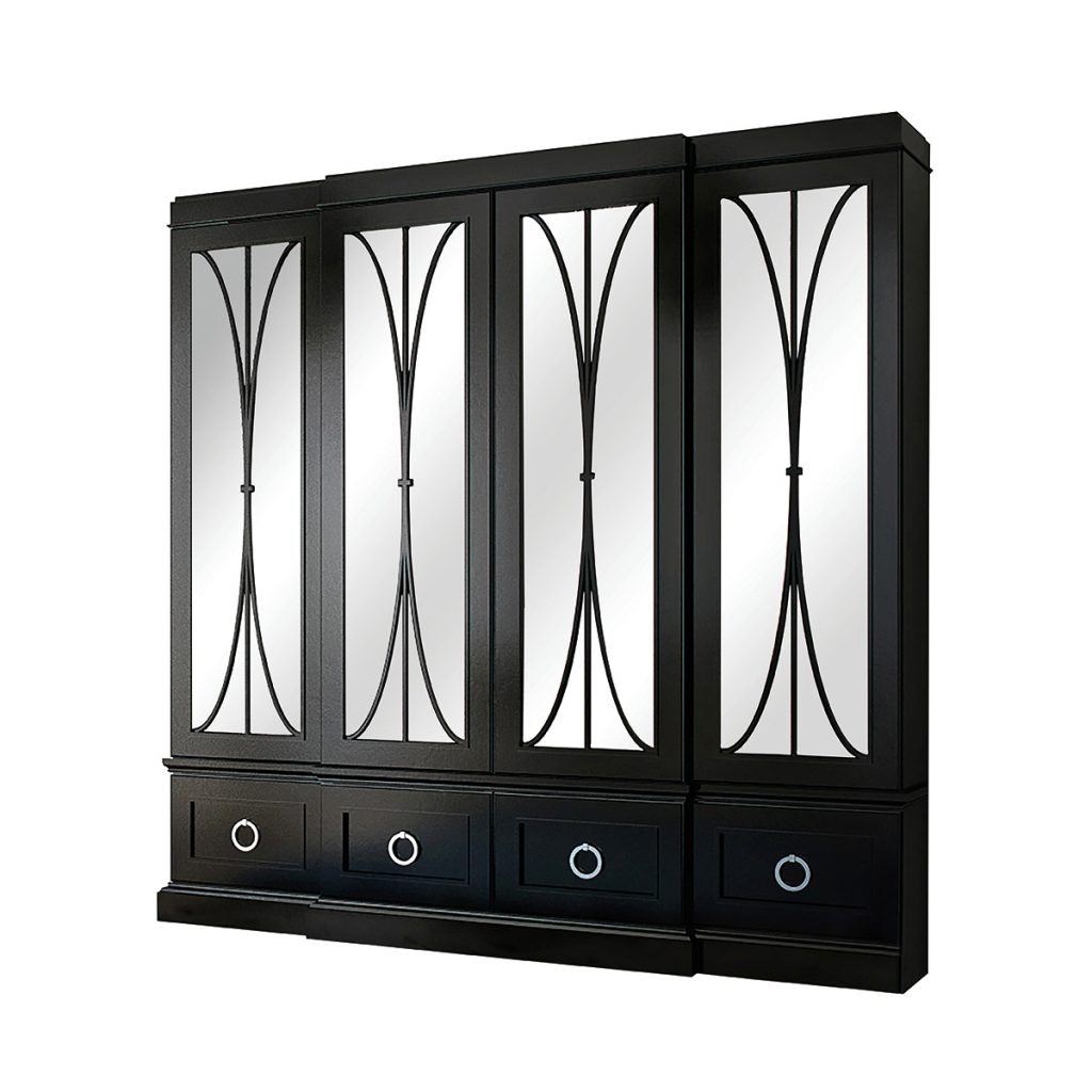 Habersham Furniture Astoria Breakfront with Oval Mullion Glass Doors 03-2345