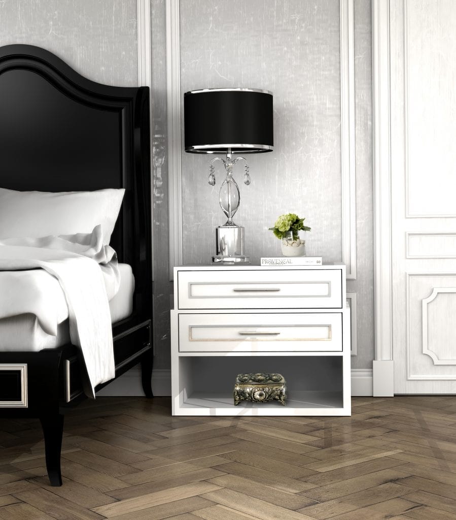 Habersham Furniture Moderne Bedside Table 17-0312