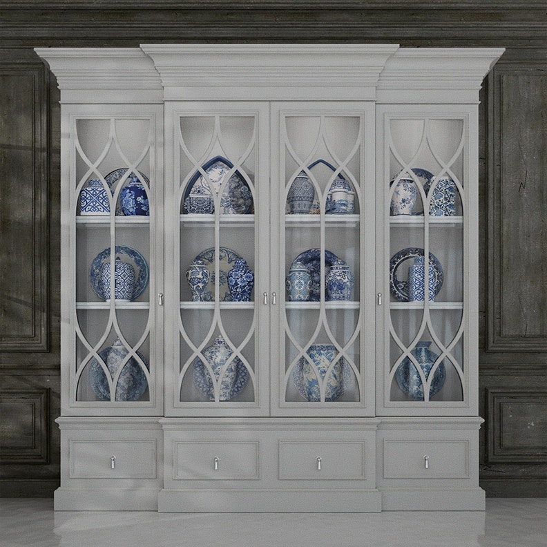 Habersham Furniture Heritage Breakfront 23-0624