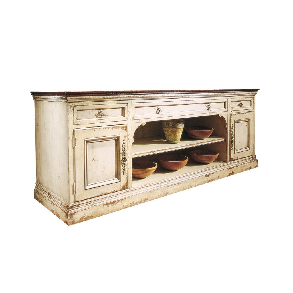 Habersham Furniture Sussex Sideboard with Carved Top 23-4268
