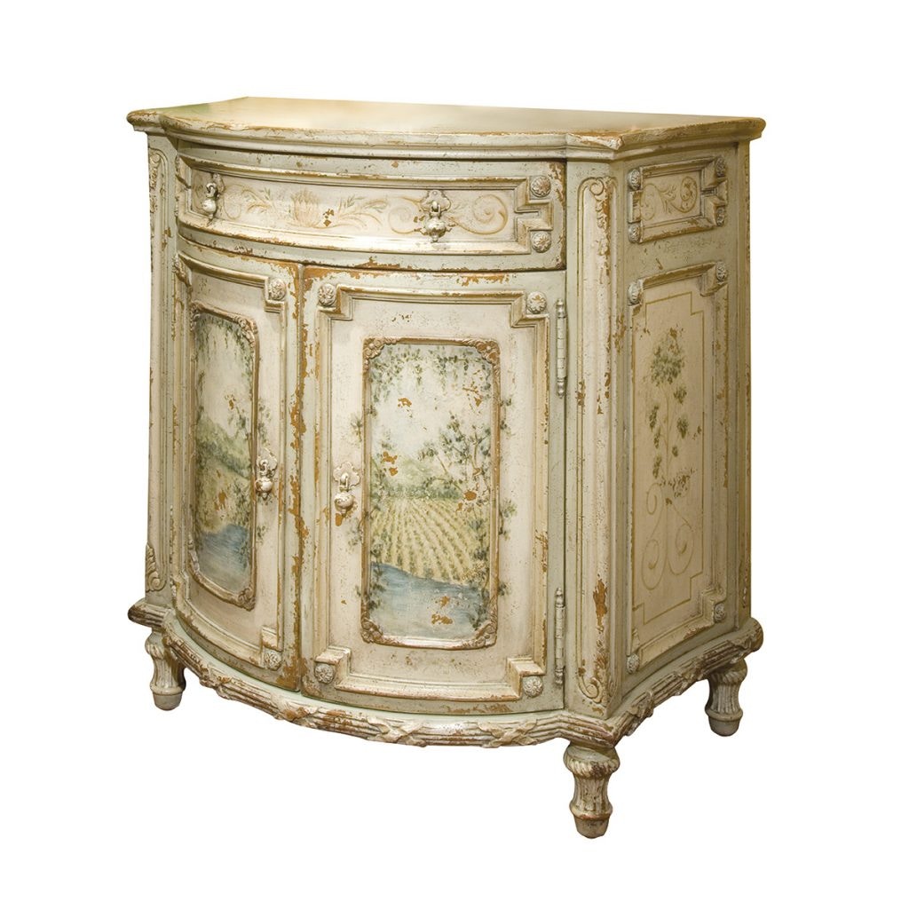 Habersham Furniture Hampshire Commode with Fresco Art 23-5023F