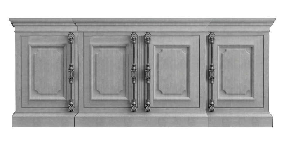 Habersham Furniture Tivoli Media Console 27-6115
