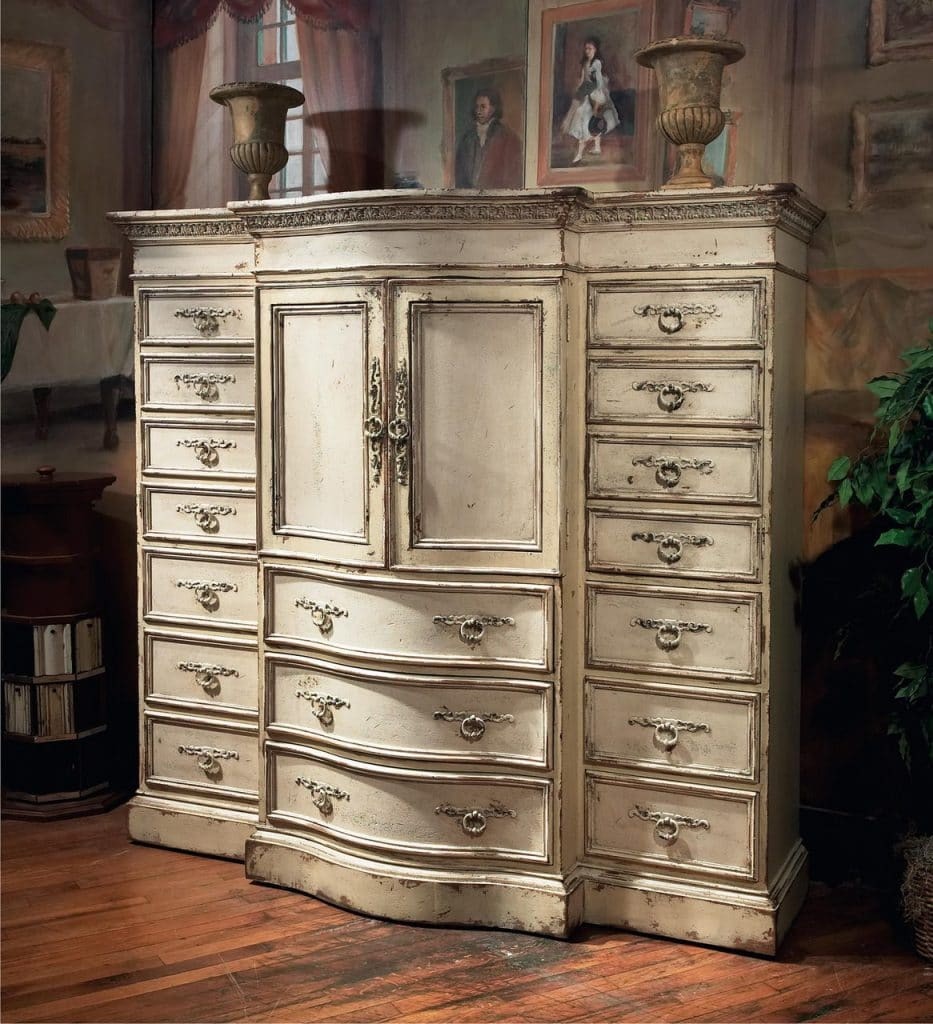 Habersham Furniture Hunt’s Media/Linen Cabinet with Half Doors 27-6425