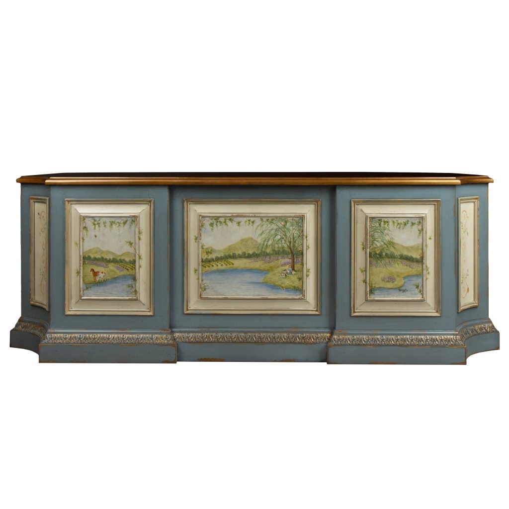 Habersham Furniture The Governor’s Desk with Custom Art 53-0305A