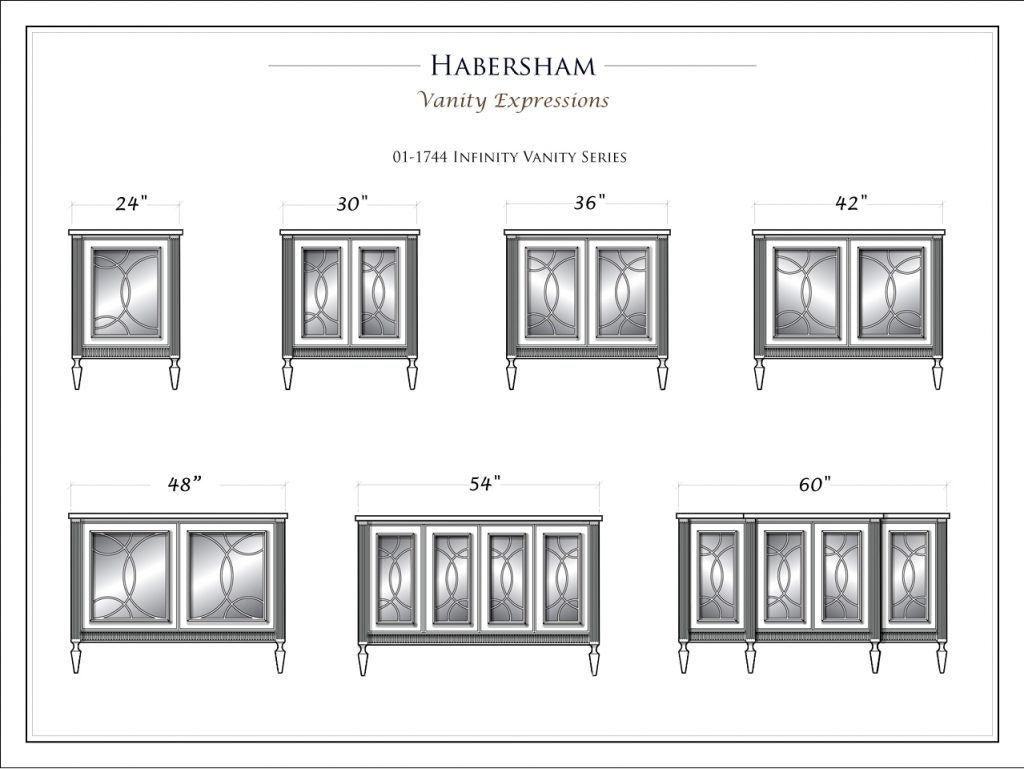 Habersham Furniture Infinity Vanity KB03-1744