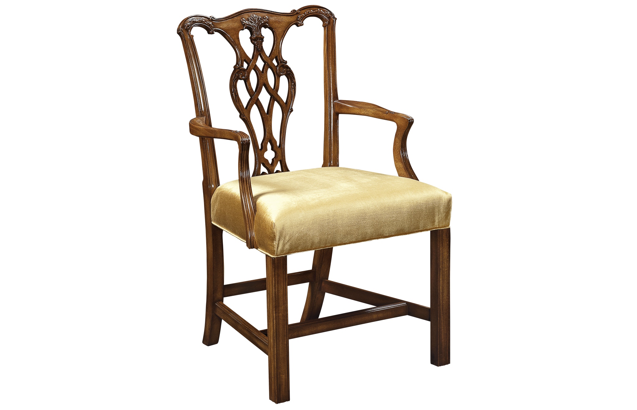 Councill Furniture Chippendale Arm Chair C2227