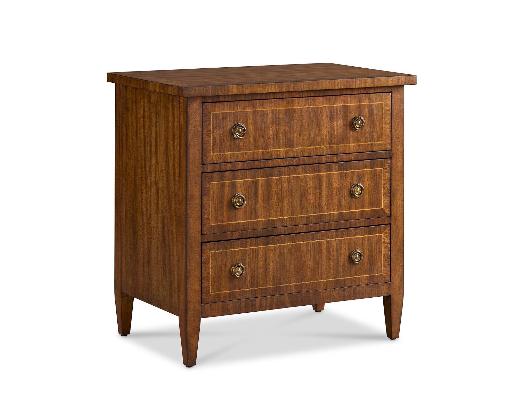 CTH-Sherrill Occasional Hamilton 3 Drawer Nightstand 451-007